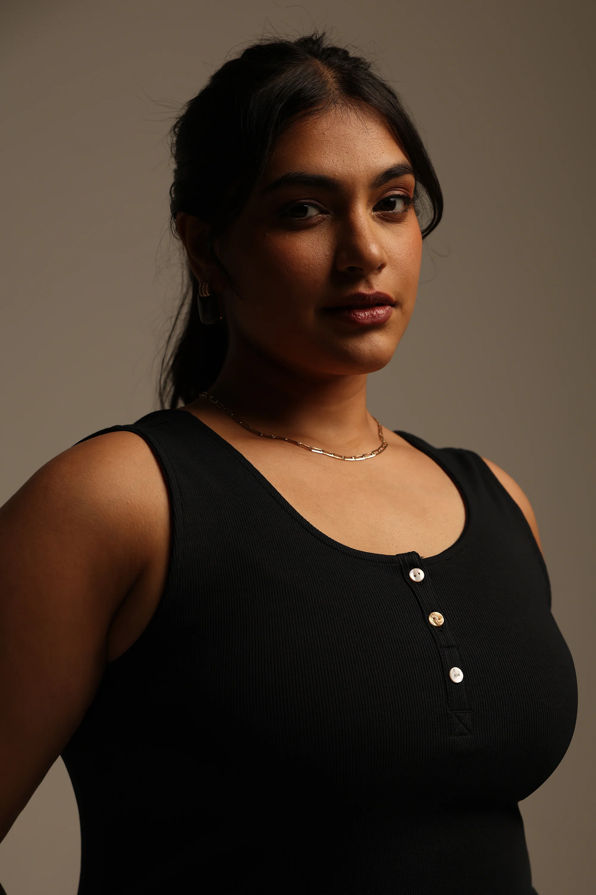 Blissentials Round Neck Henley Tank - Image 12
