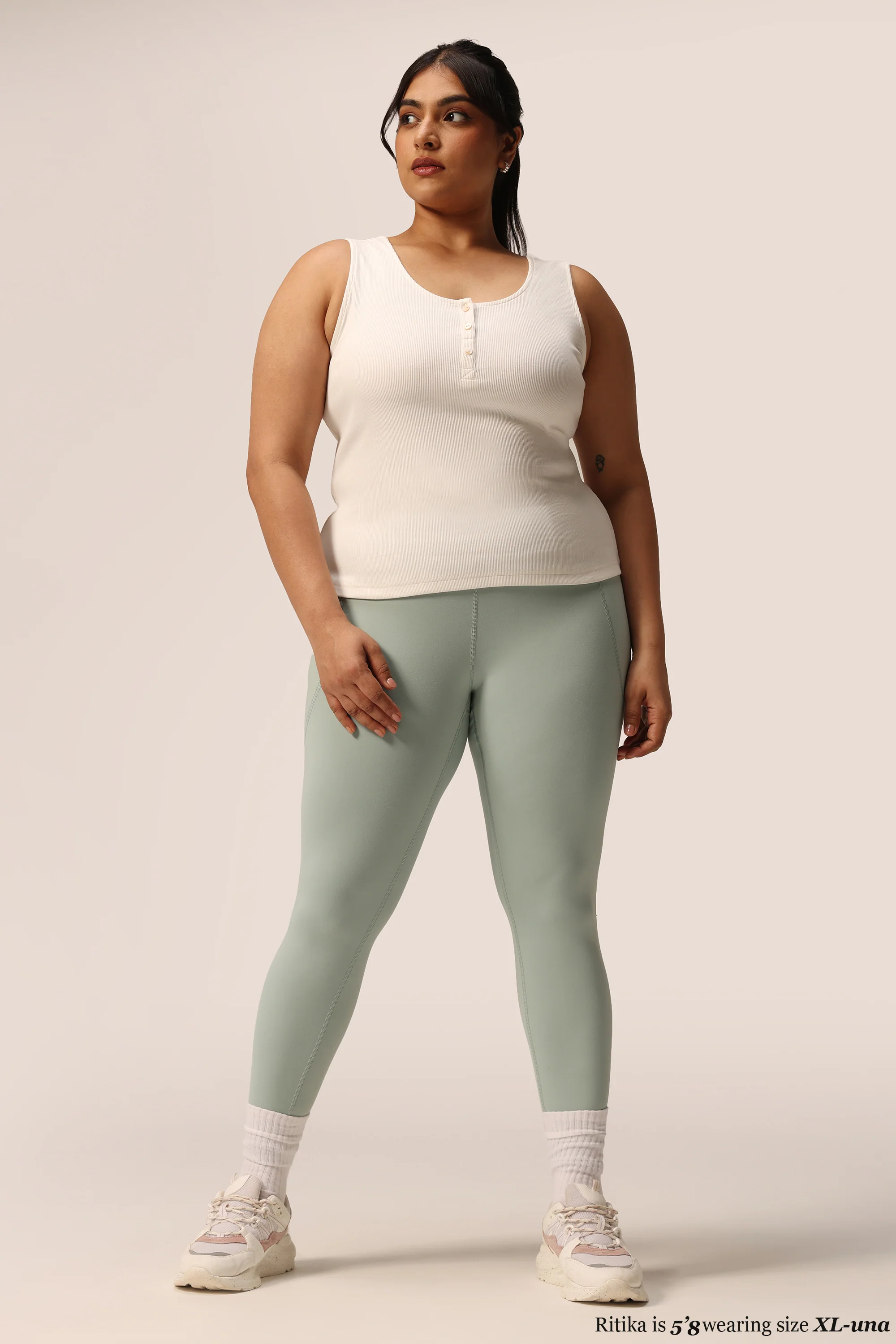 Blissentials Round Neck Henley Tank - Image 30