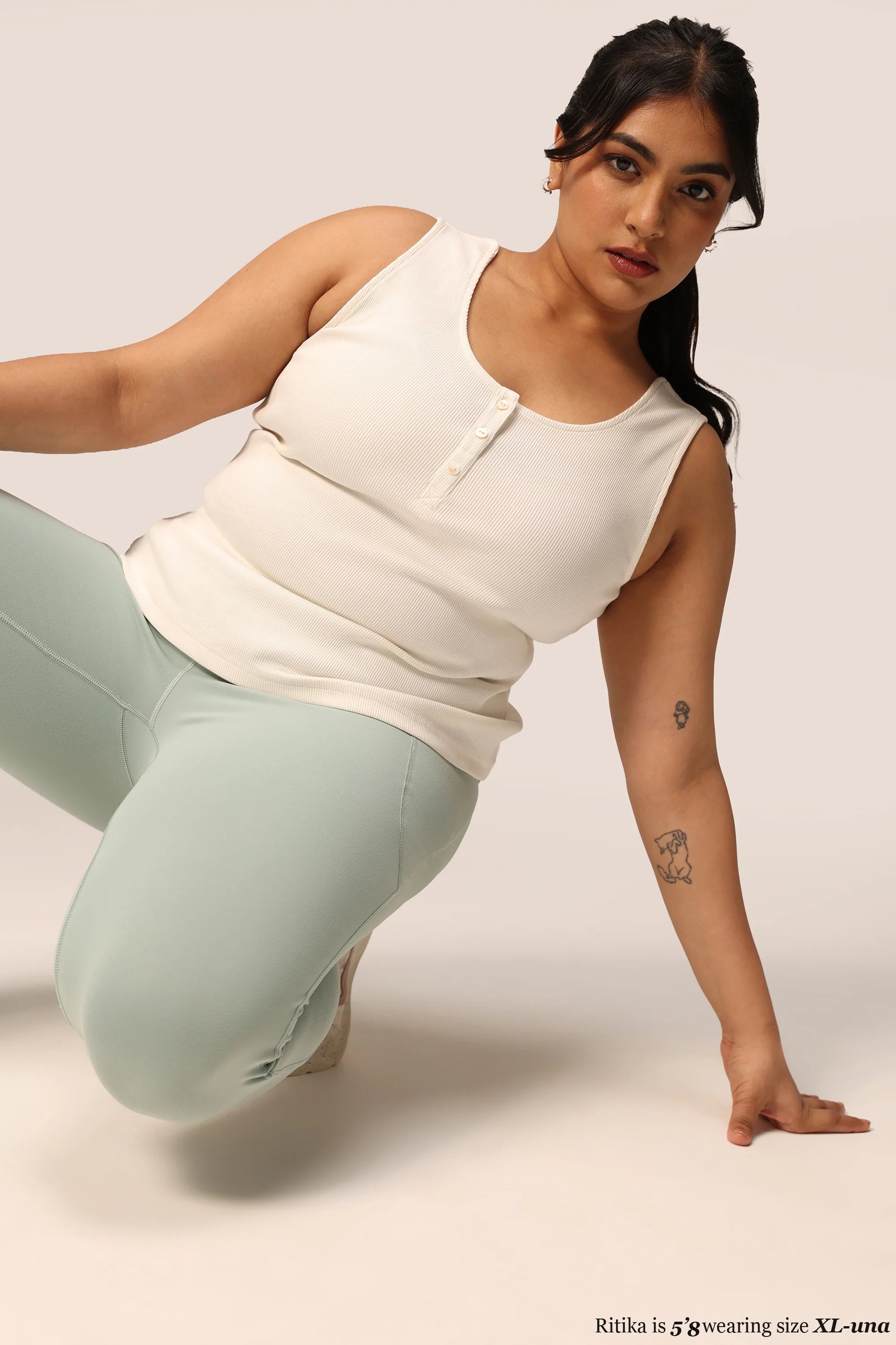 Blissentials Round Neck Henley Tank - Image 31