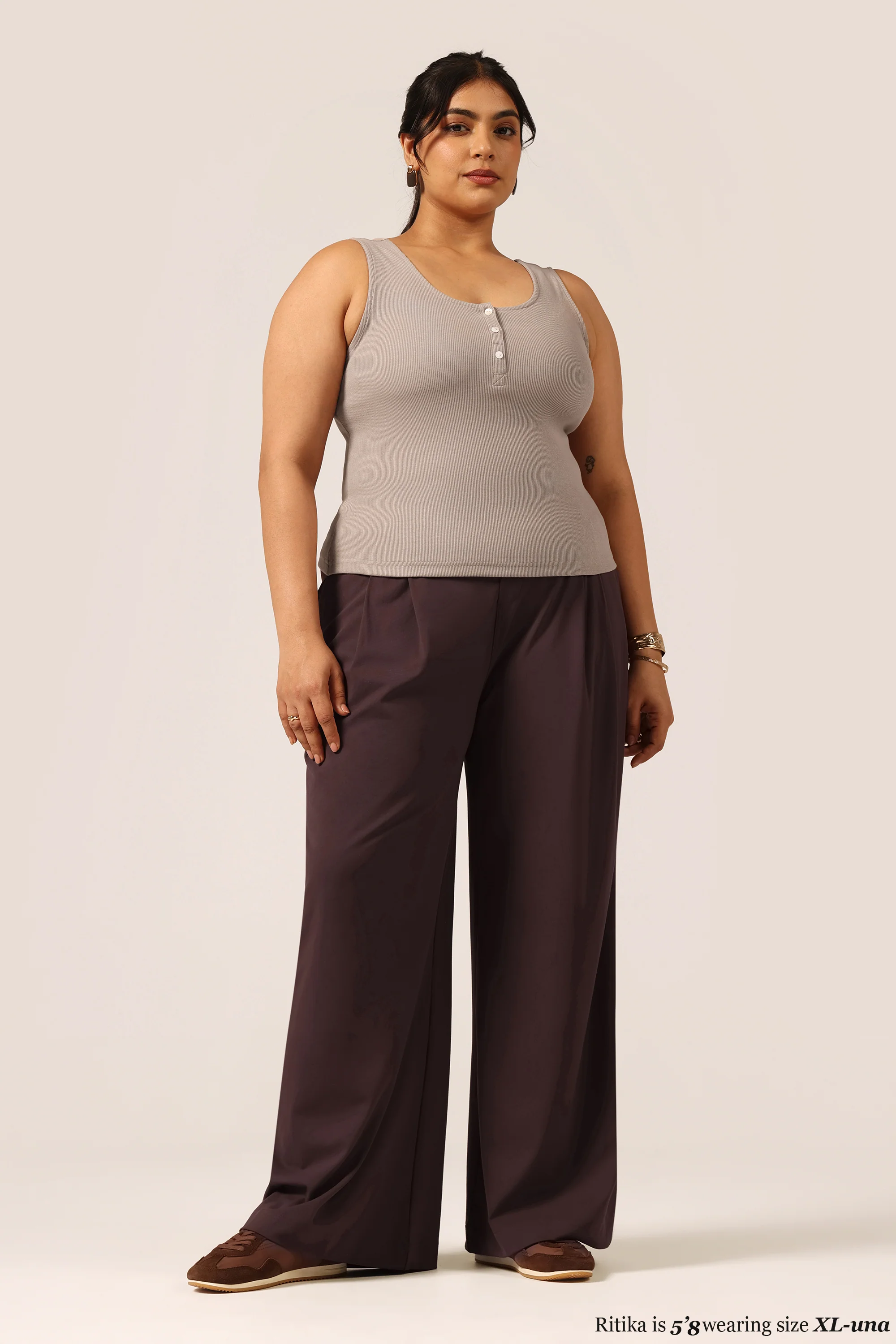 Blissentials Round Neck Henley Tank - Image 47