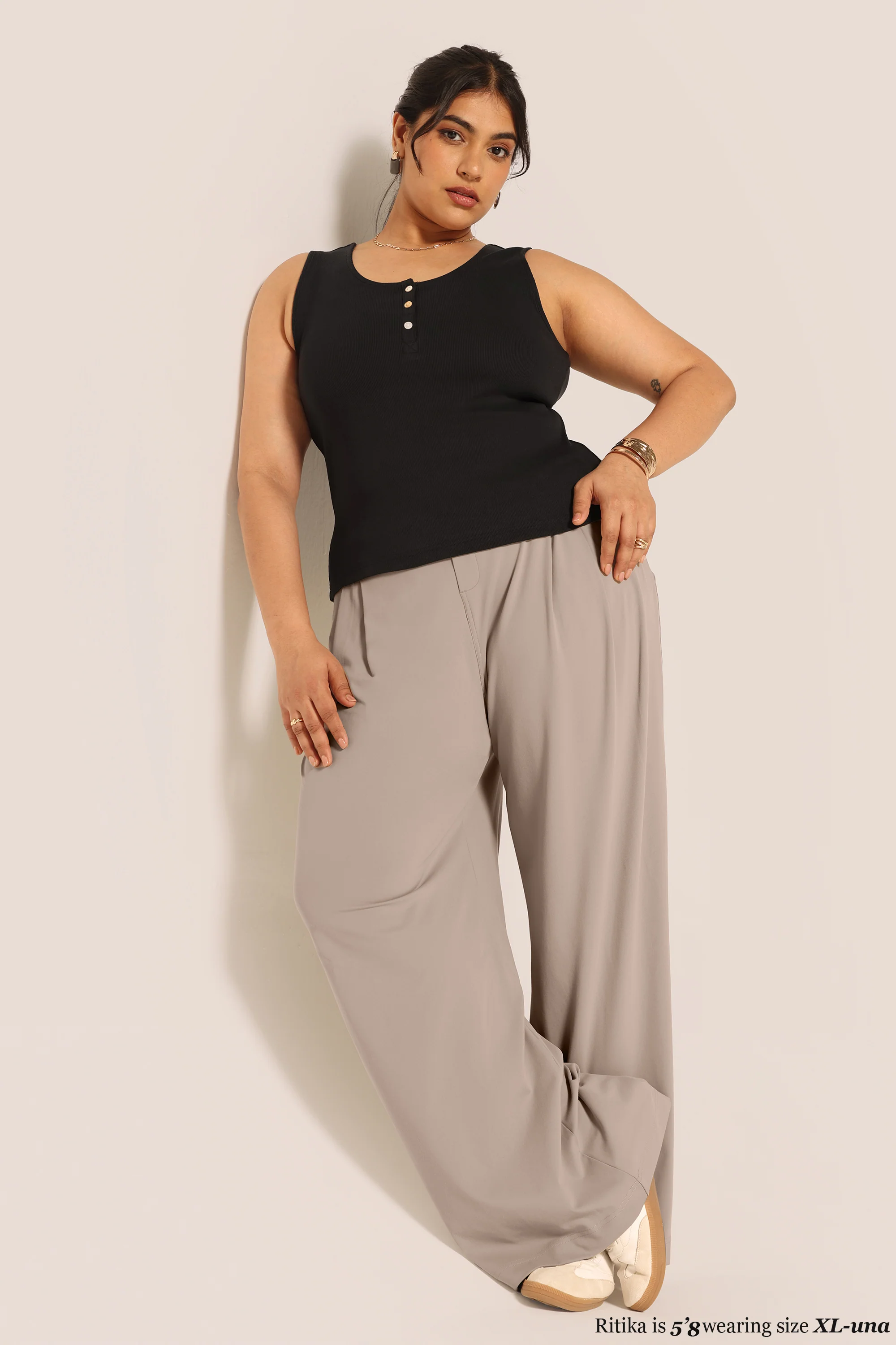 Blissentials Round Neck Henley Tank - Image 9