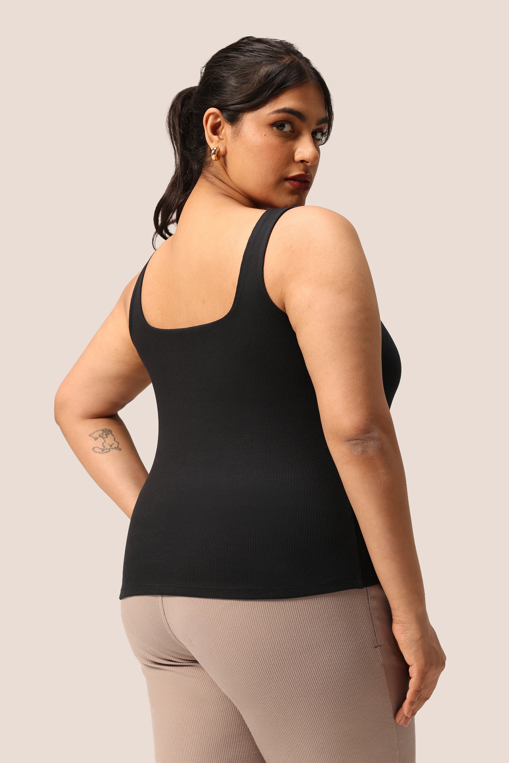 Blissentials Square Neck Built In Bra Top - Image 12
