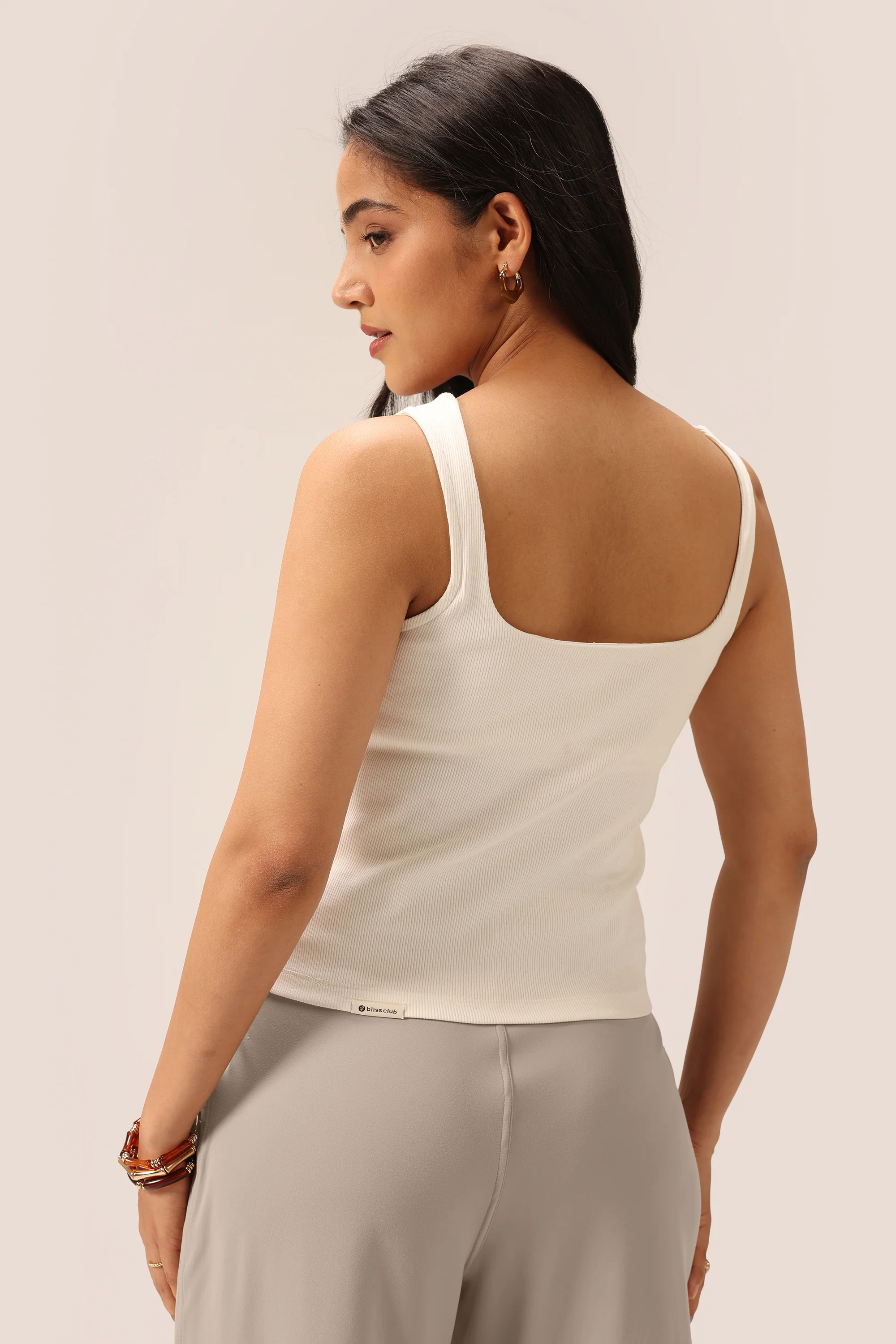 Blissentials Square Neck Built In Bra Top - Image 28