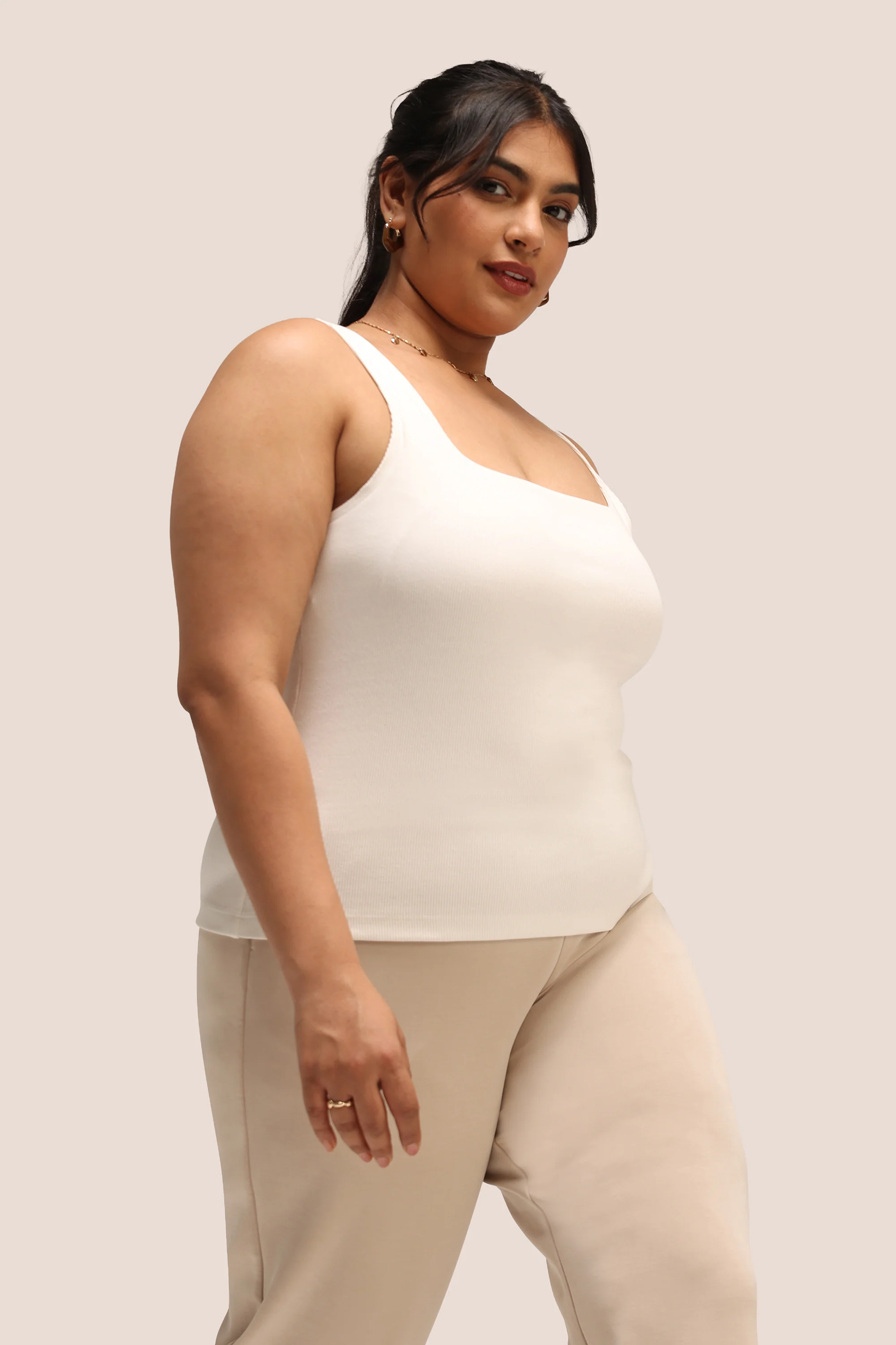 Blissentials Square Neck Built In Bra Top - Image 38