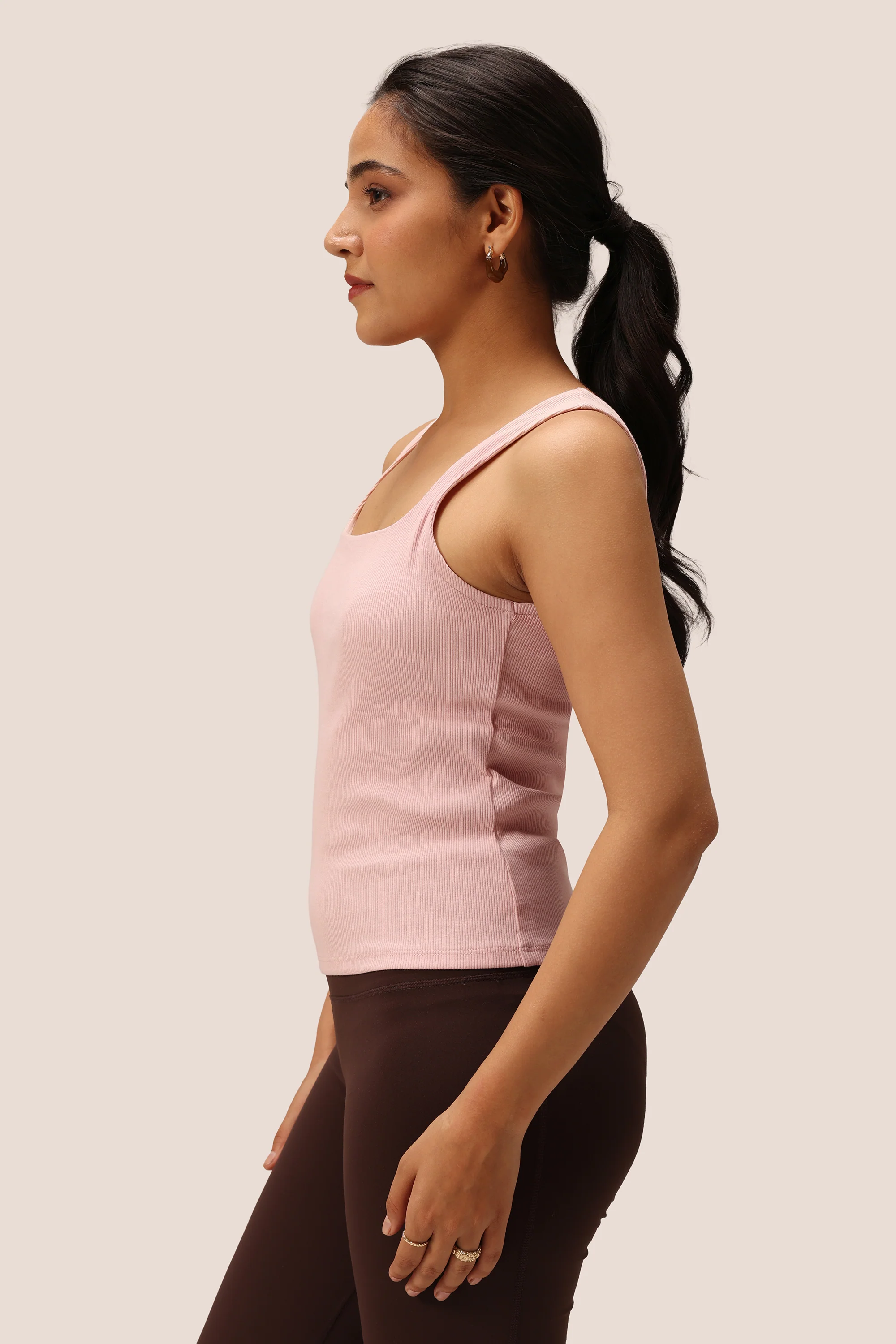 Blissentials Square Neck Built In Bra Top - Image 41
