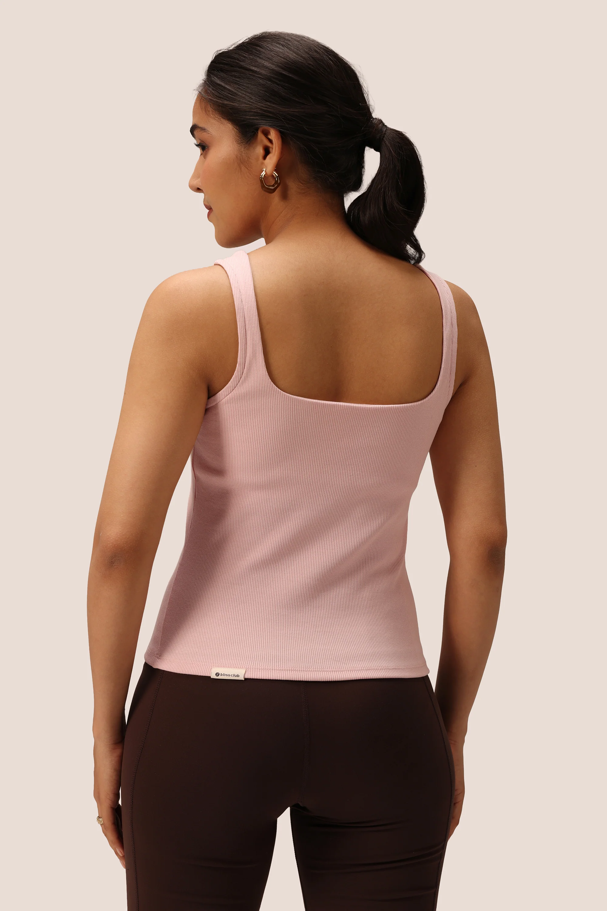 Blissentials Square Neck Built In Bra Top - Image 42