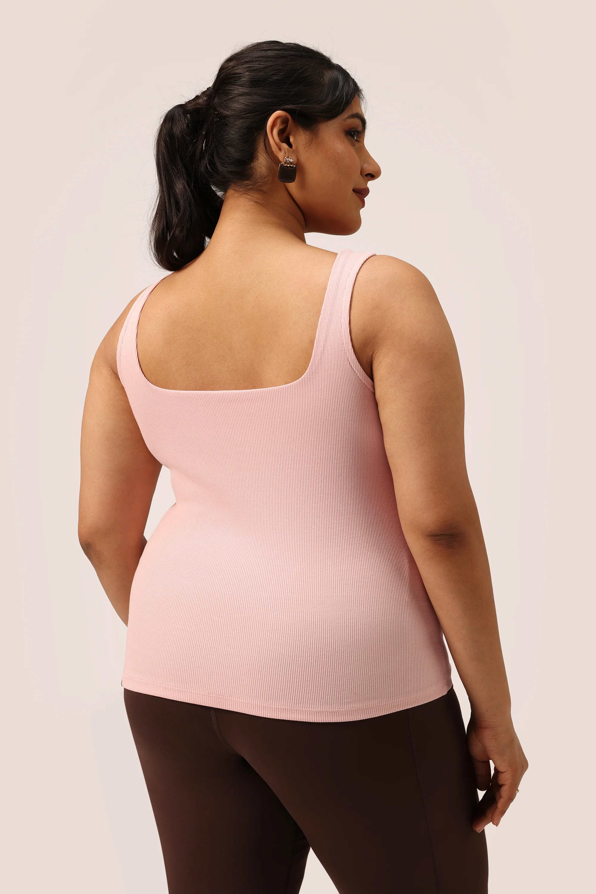 Blissentials Square Neck Built In Bra Top - Image 51
