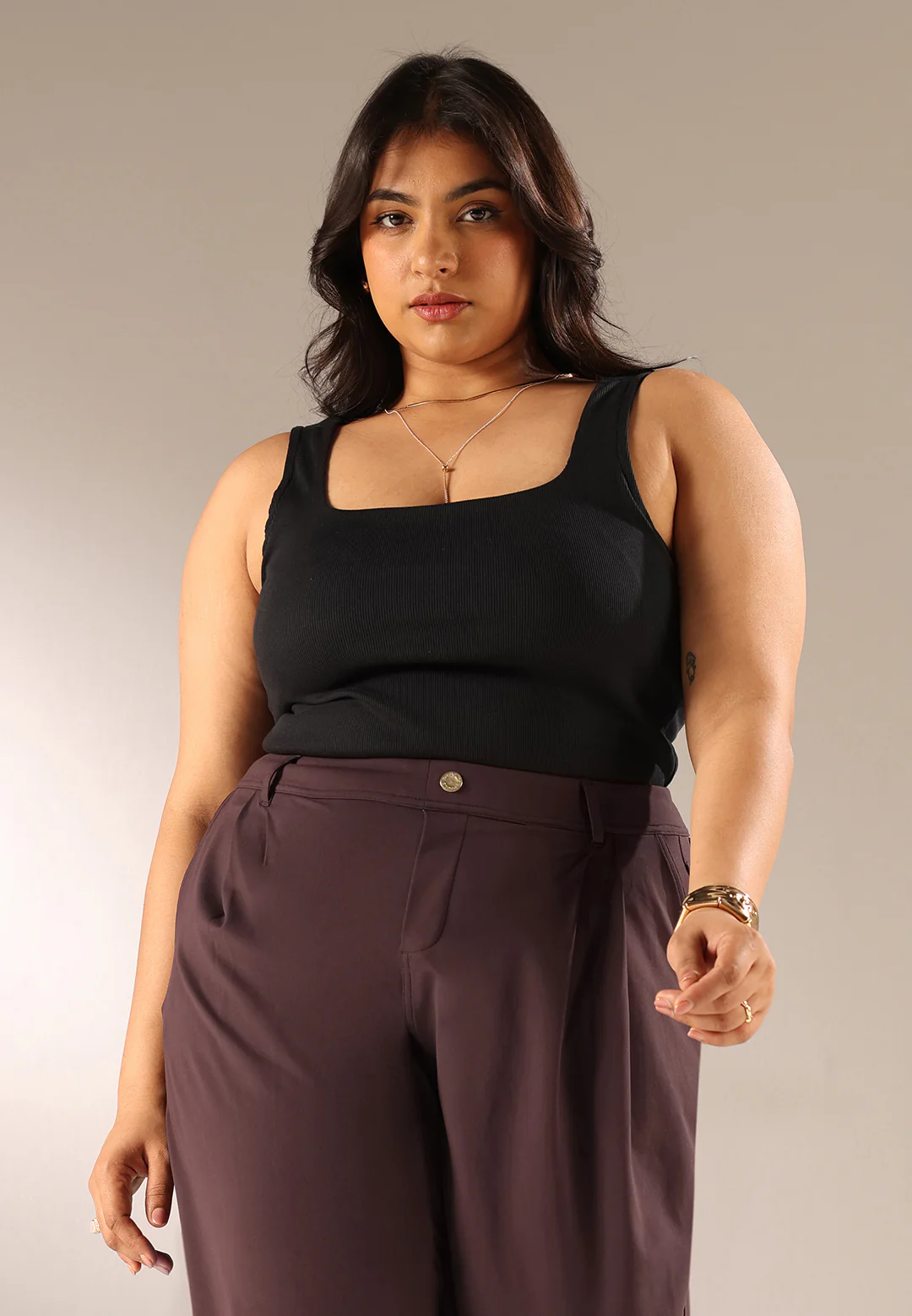 Blissentials Square Neck Built In Bra Top - Image 61