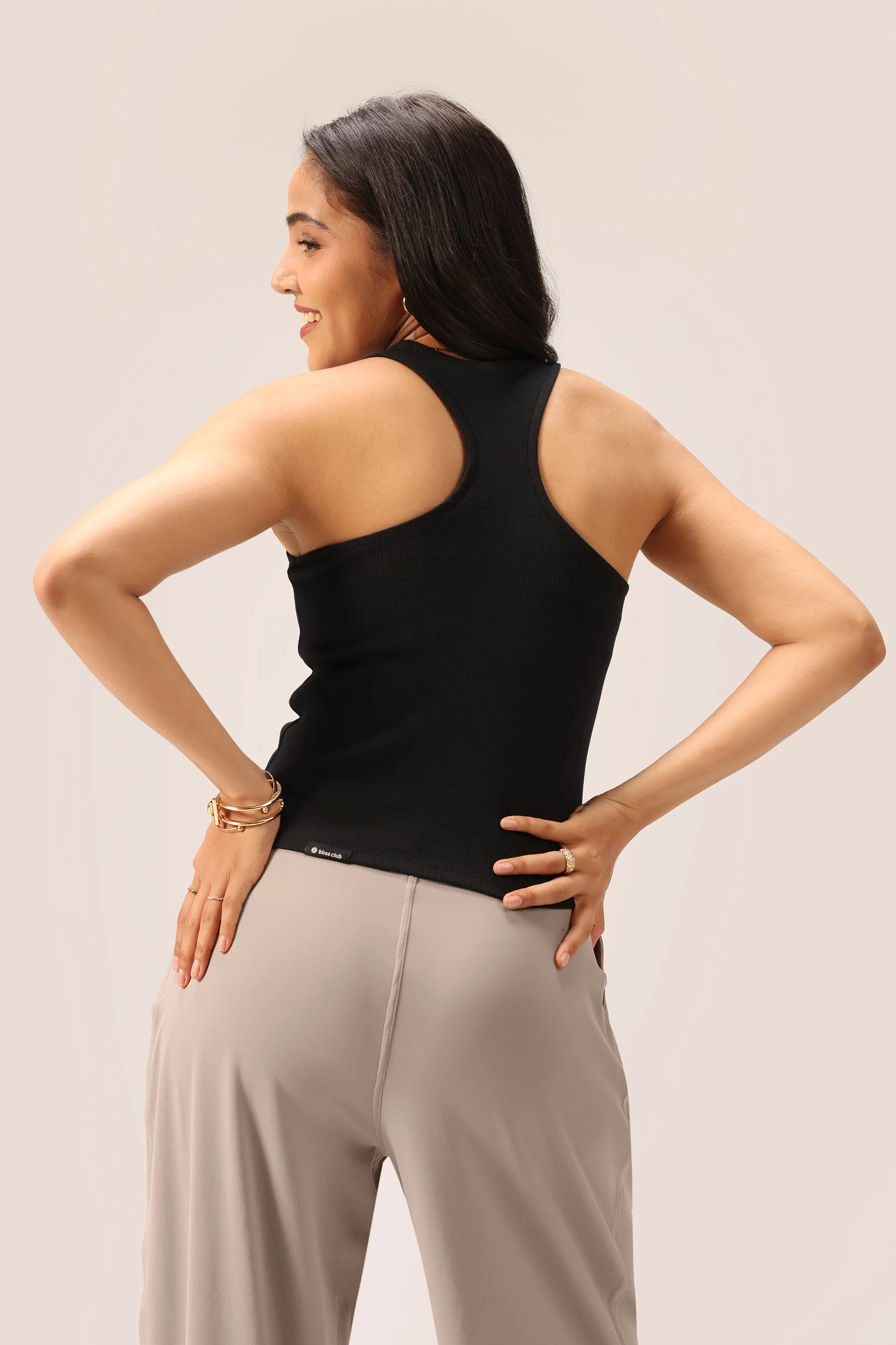 Blissentials V- Neck Racerback Built In Bra Top - Image 10