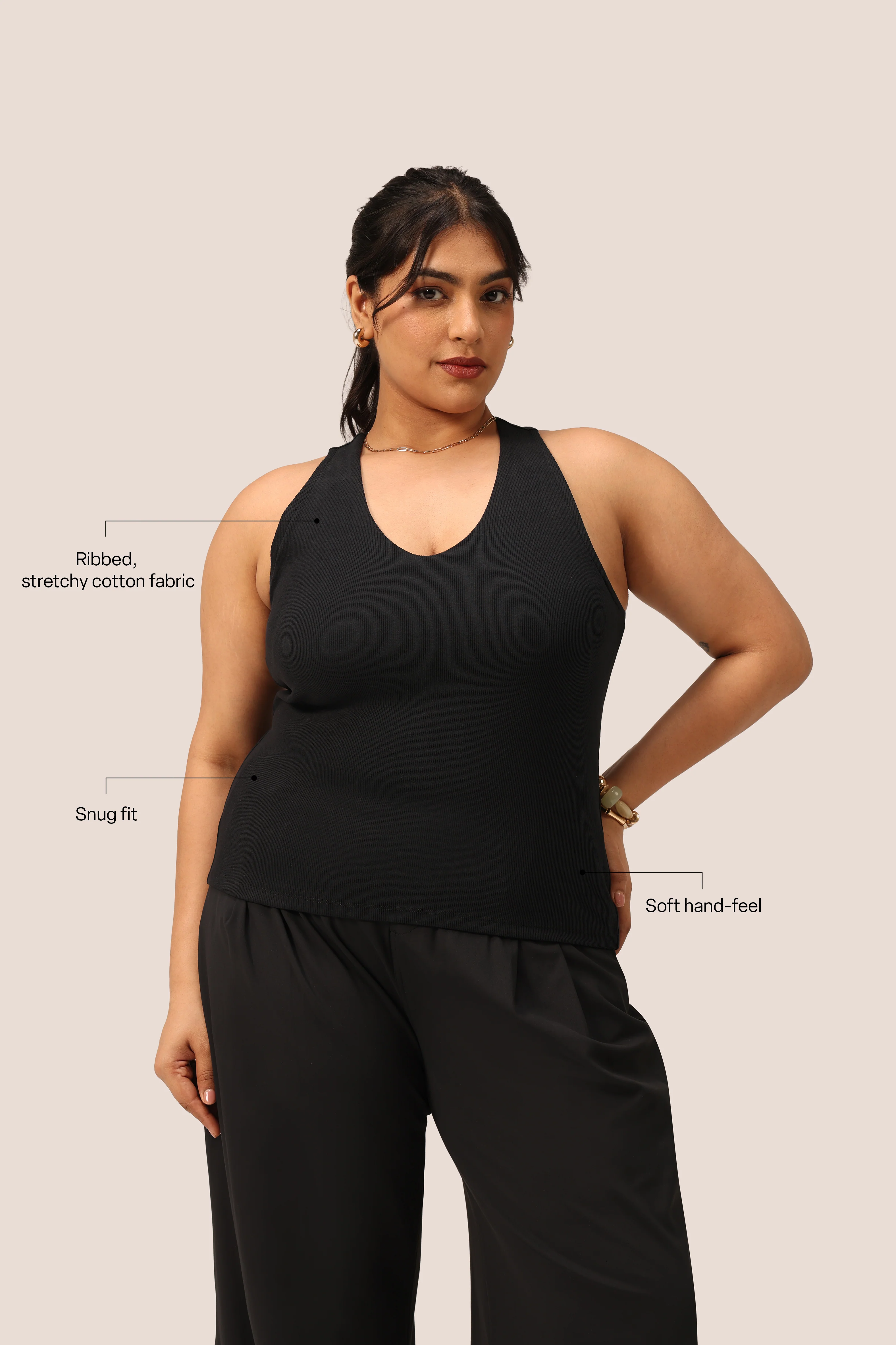 Blissentials V- Neck Racerback Built In Bra Top - Image 22