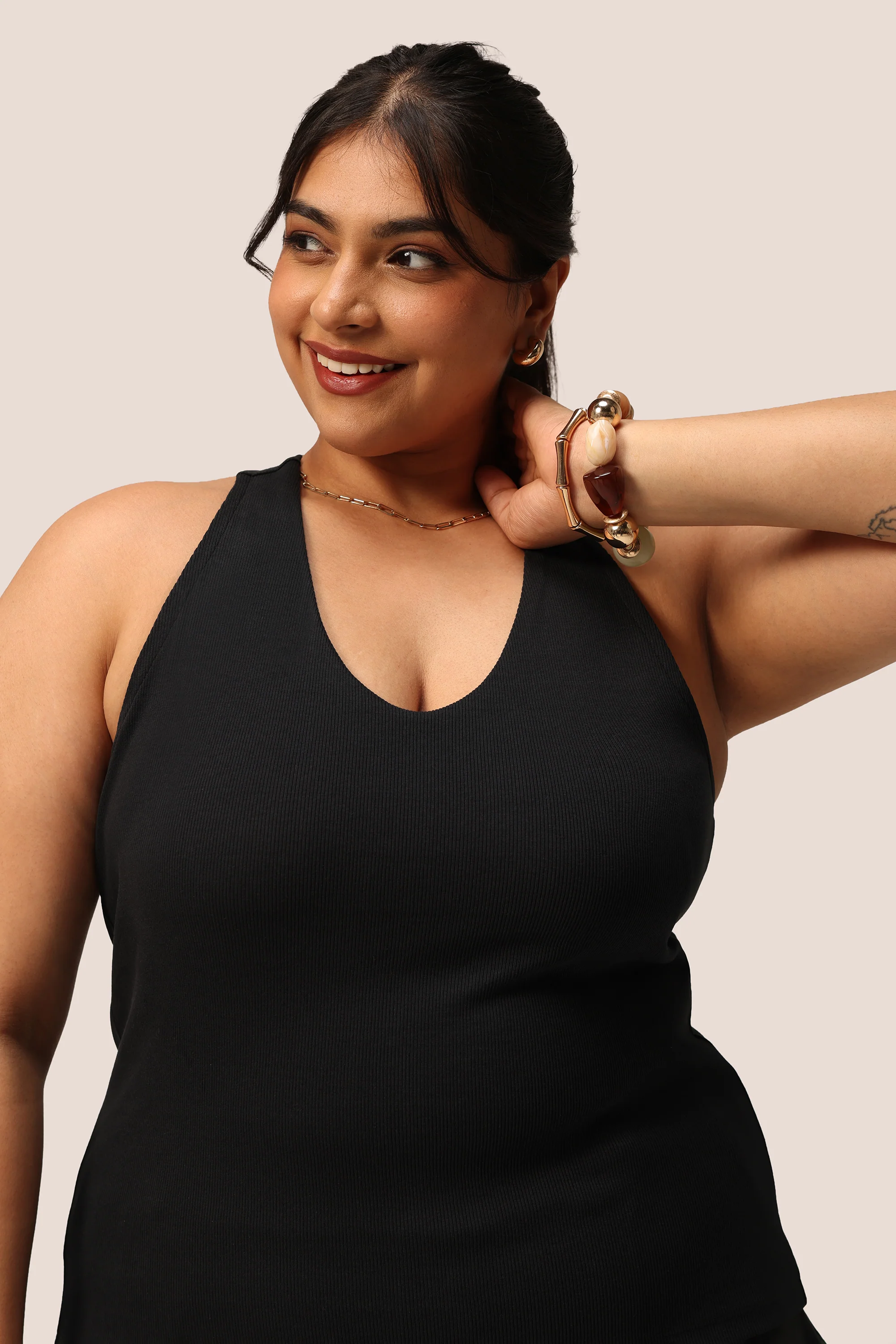 Blissentials V- Neck Racerback Built In Bra Top - Image 24
