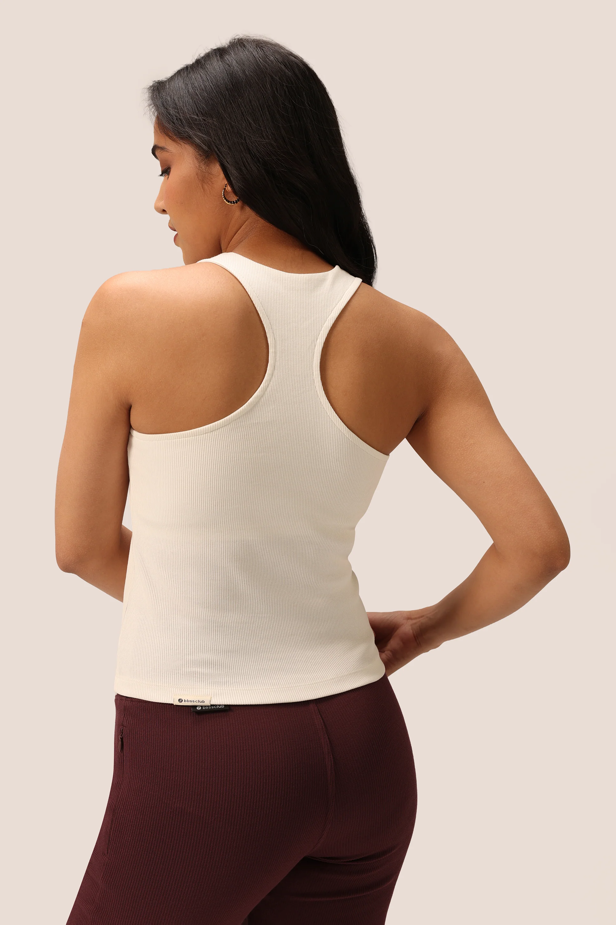 Blissentials V- Neck Racerback Built In Bra Top - Image 29