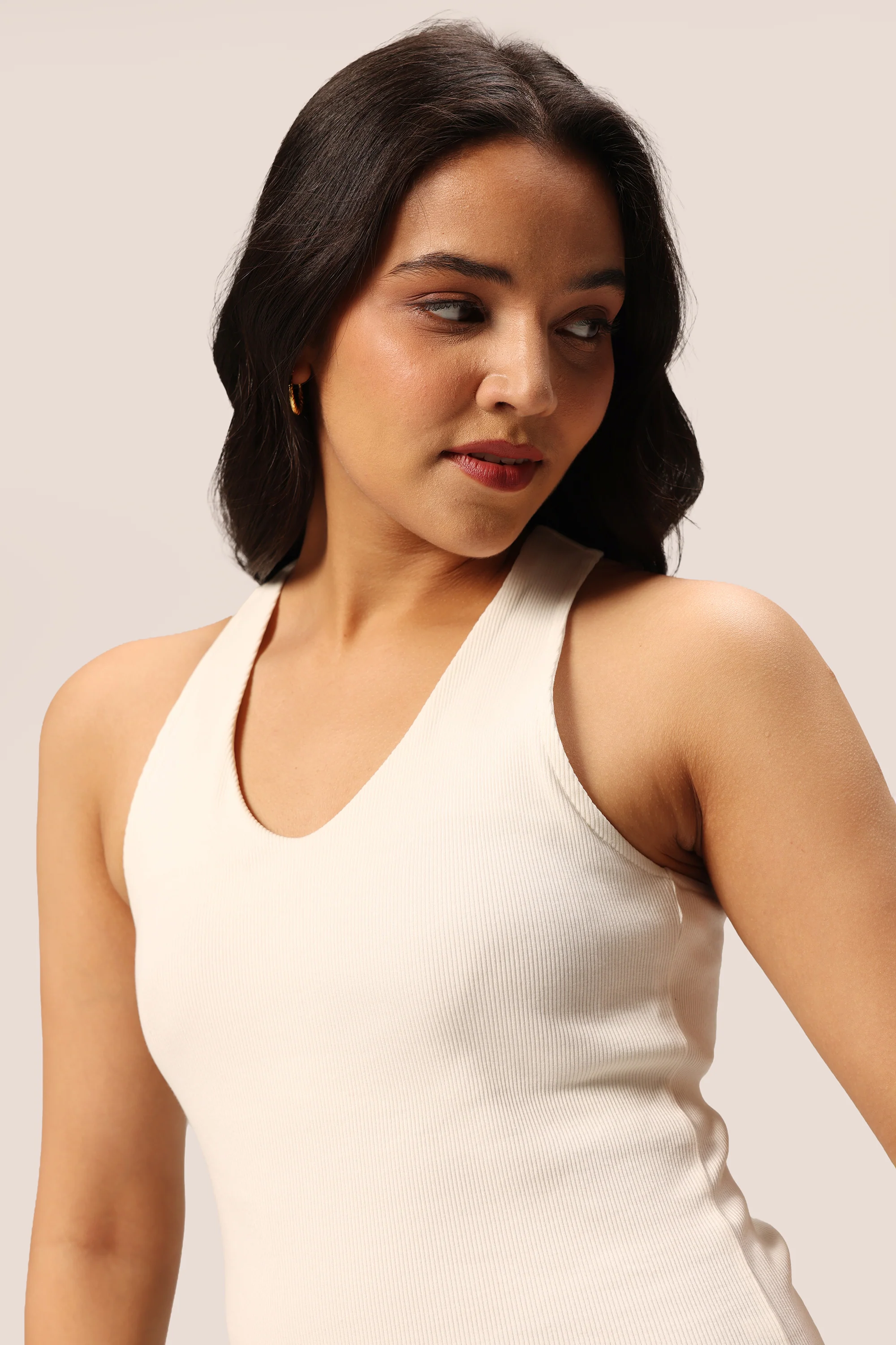 Blissentials V- Neck Racerback Built In Bra Top - Image 30
