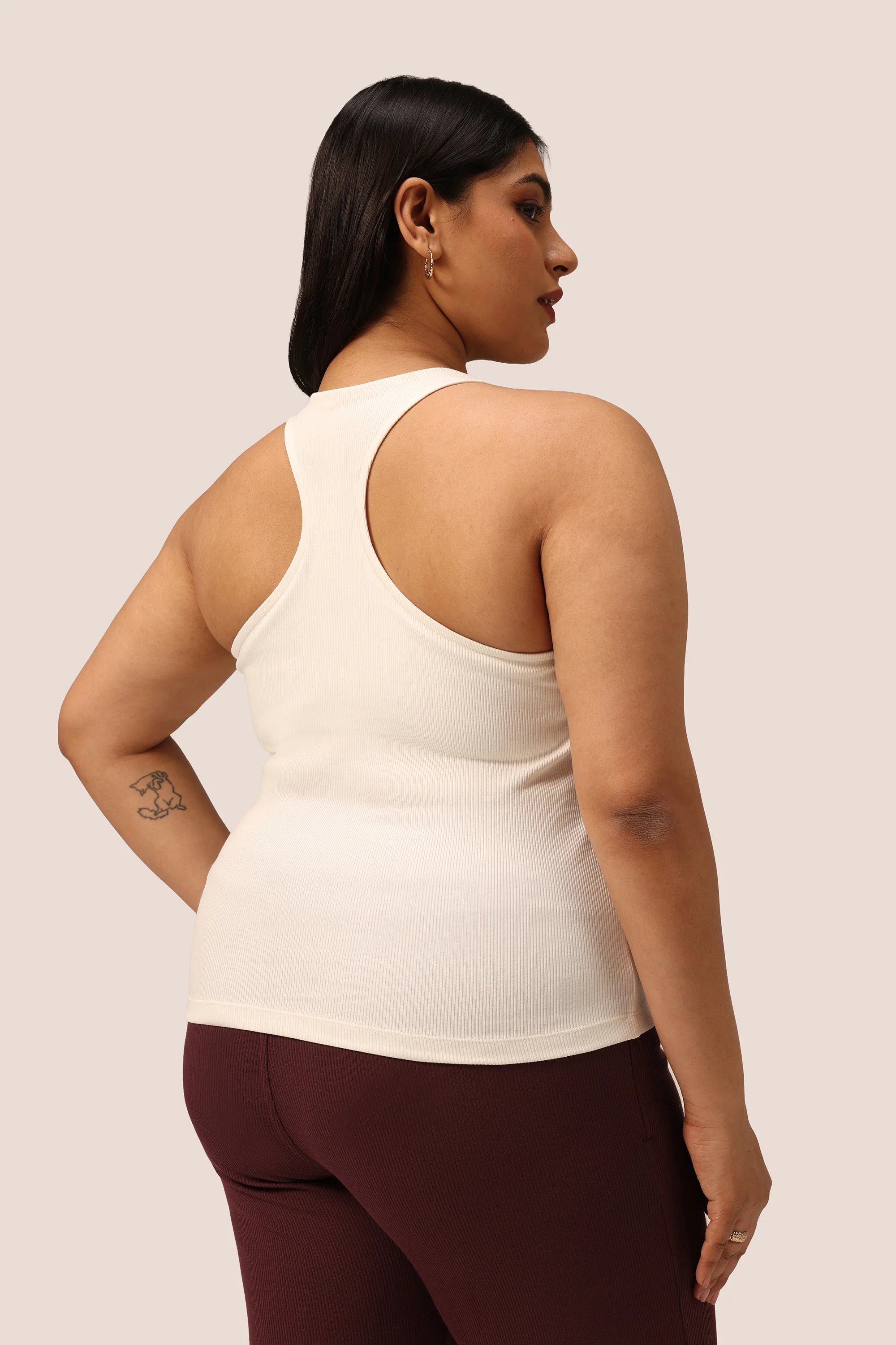 Blissentials V- Neck Racerback Built In Bra Top - Image 37
