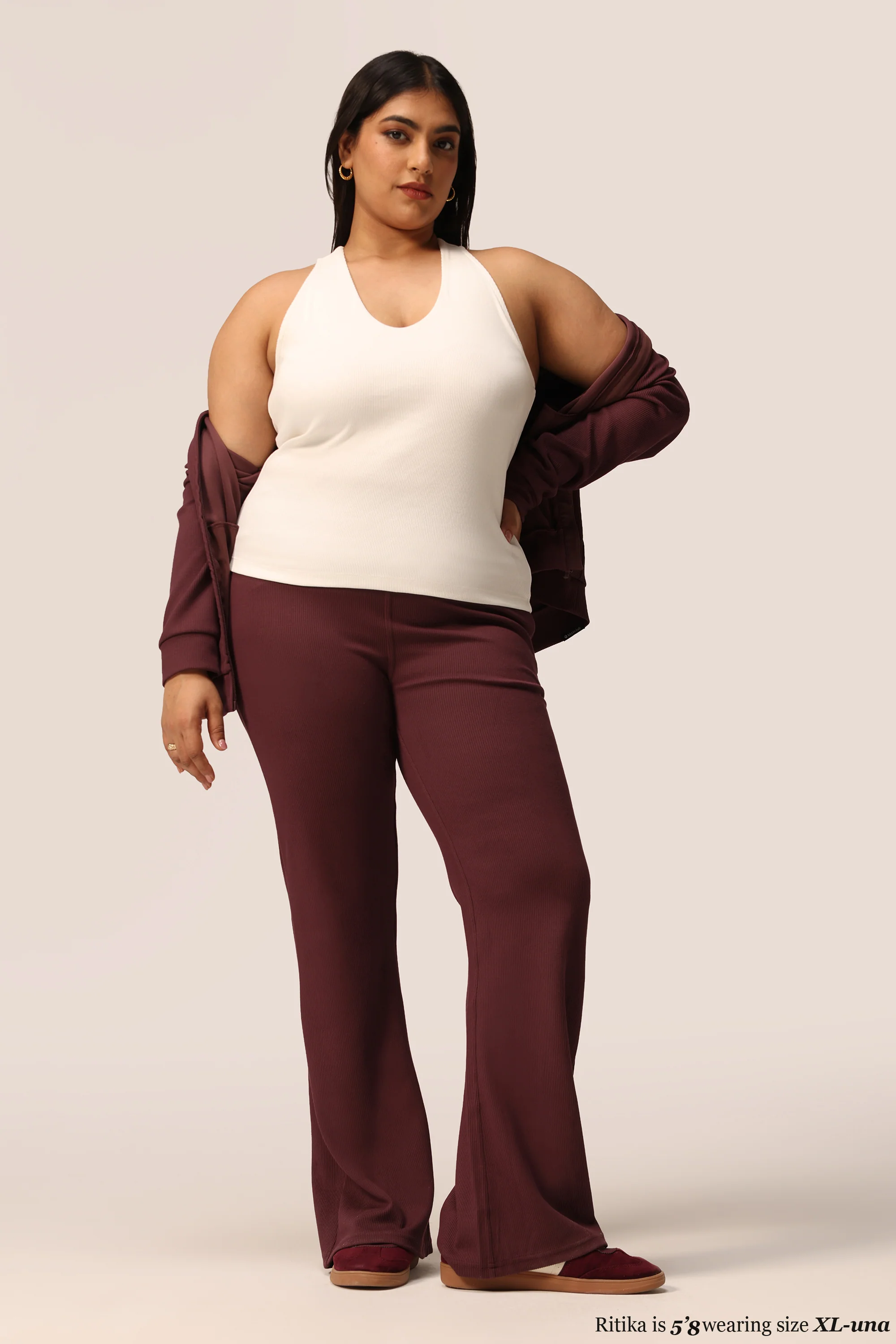 Blissentials V- Neck Racerback Built In Bra Top - Image 42