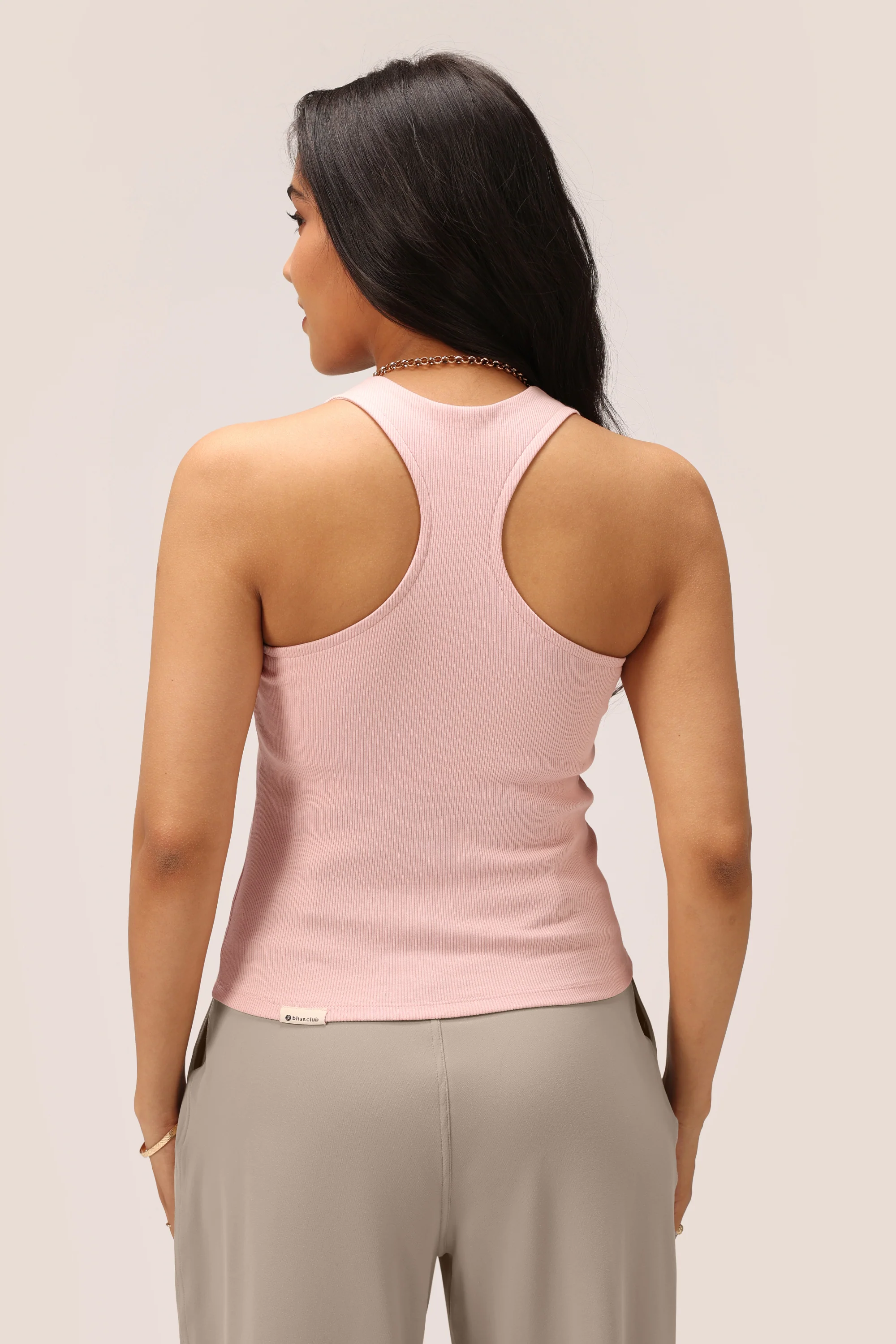 Blissentials V- Neck Racerback Built In Bra Top - Image 47