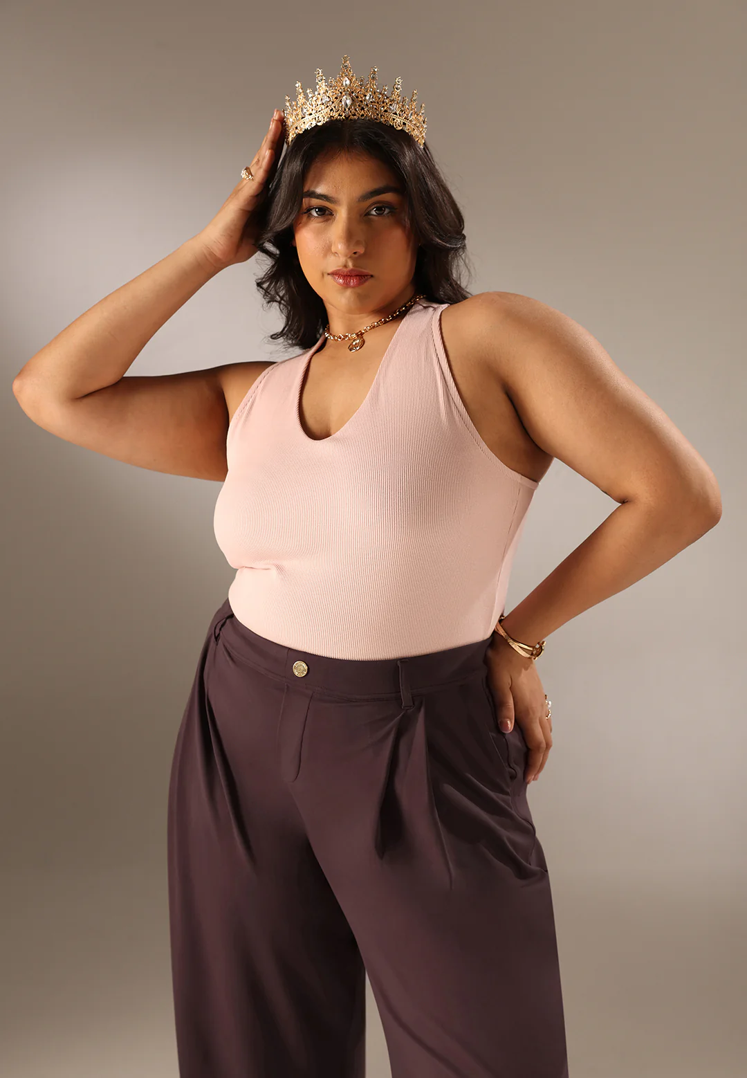 Blissentials V- Neck Racerback Built In Bra Top - Image 62
