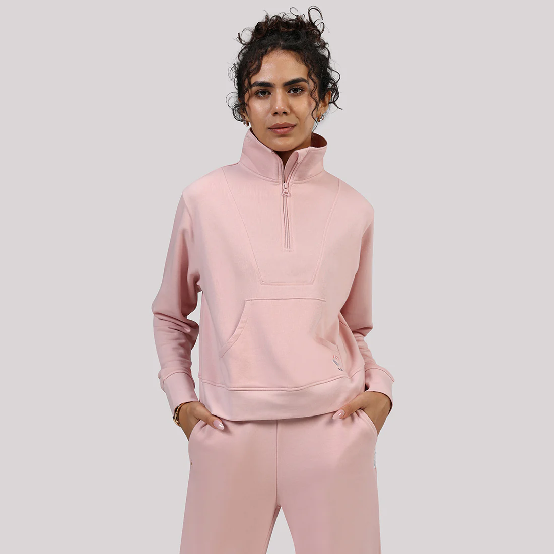 BlissTerry™ Cotton Pullover with Zipper - Image 105