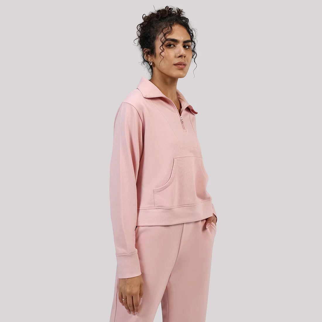 BlissTerry™ Cotton Pullover with Zipper - Image 109