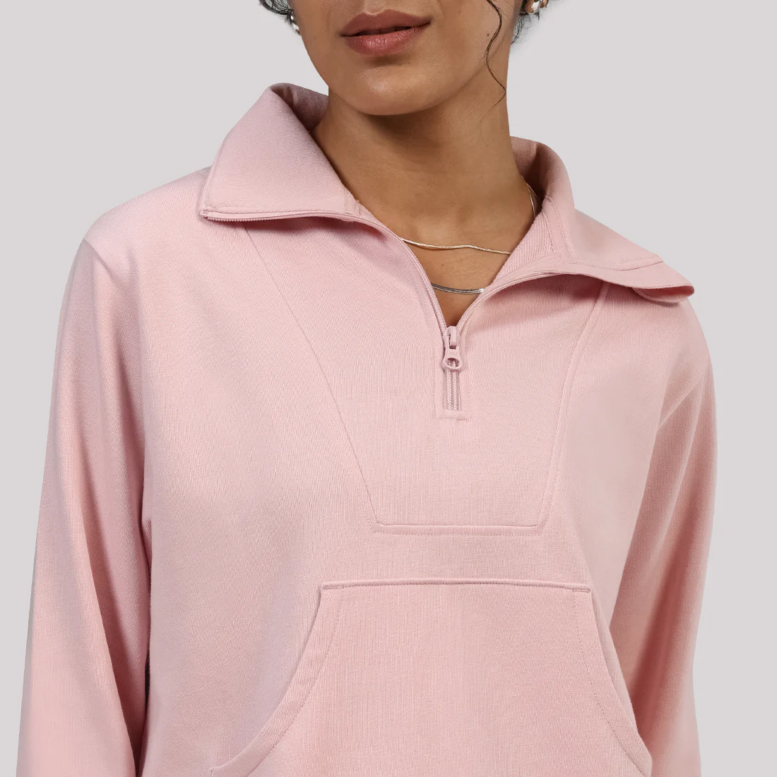 BlissTerry™ Cotton Pullover with Zipper - Image 115