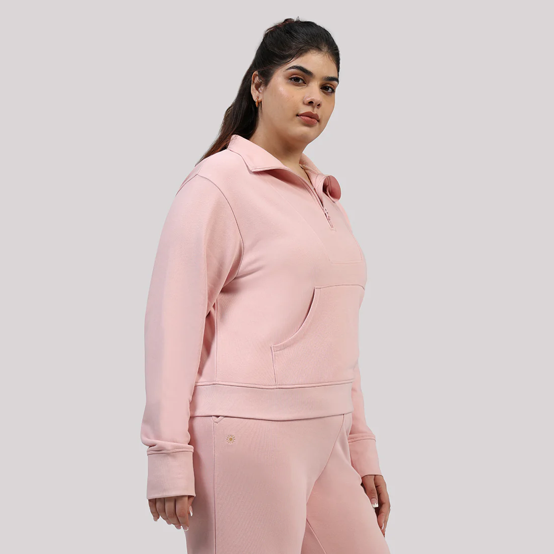 BlissTerry™ Cotton Pullover with Zipper - Image 119