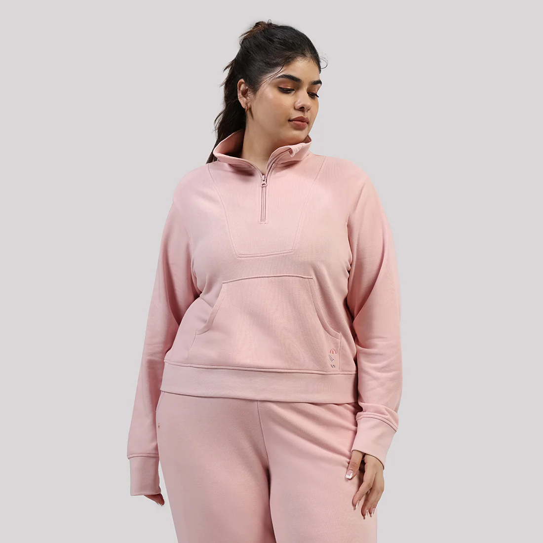 BlissTerry™ Cotton Pullover with Zipper - Image 122