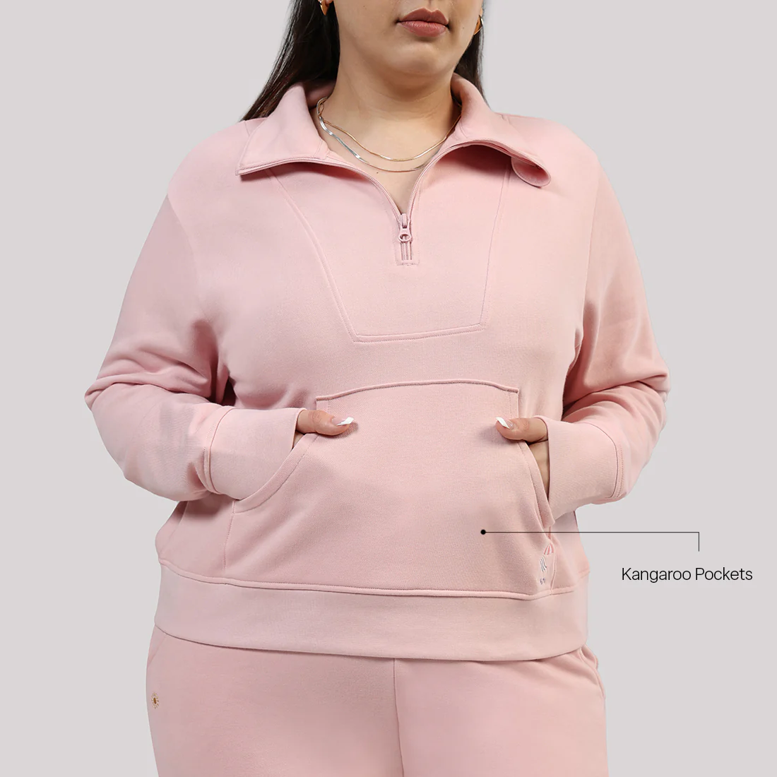 BlissTerry™ Cotton Pullover with Zipper - Image 127