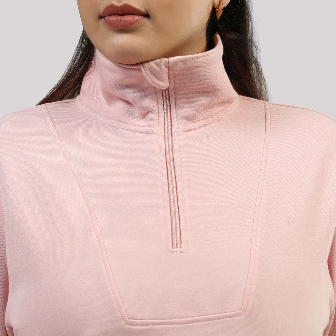 BlissTerry™ Cotton Pullover with Zipper - Image 129