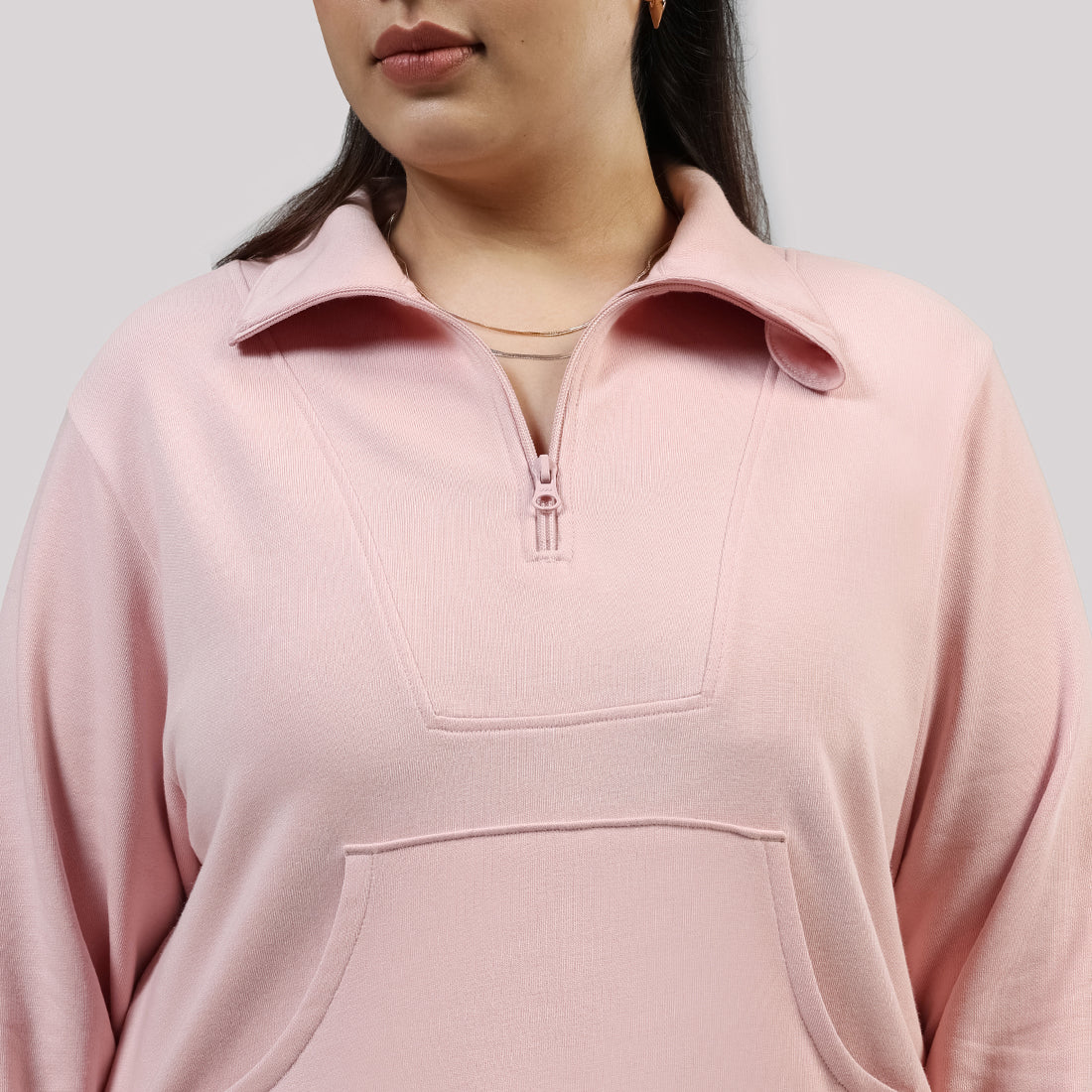BlissTerry™ Cotton Pullover with Zipper - Image 133