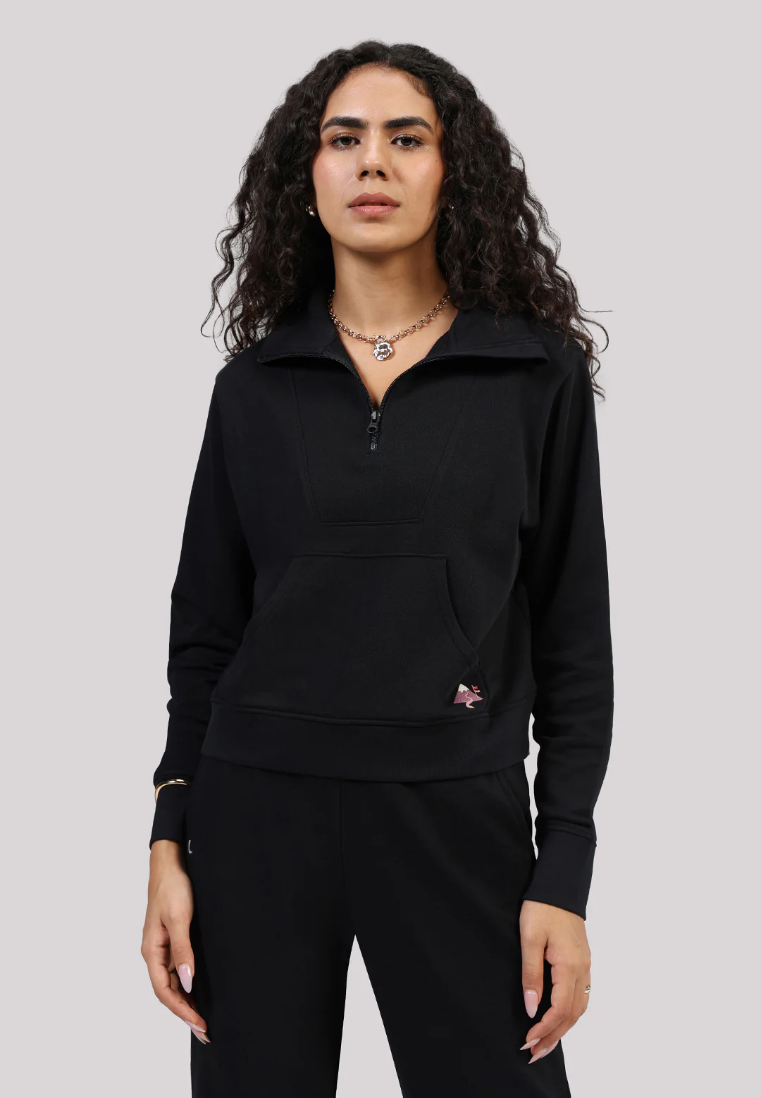 BlissTerry™ Cotton Pullover with Zipper - Image 136