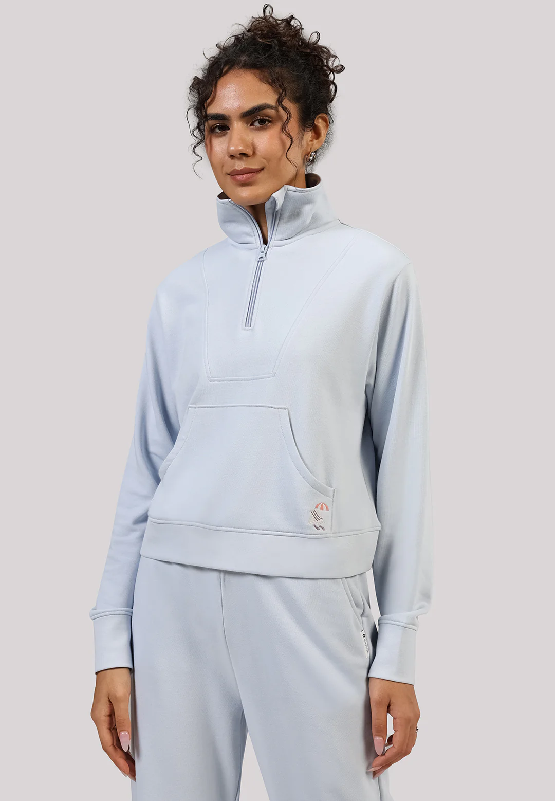 BlissTerry™ Cotton Pullover with Zipper - Image 137