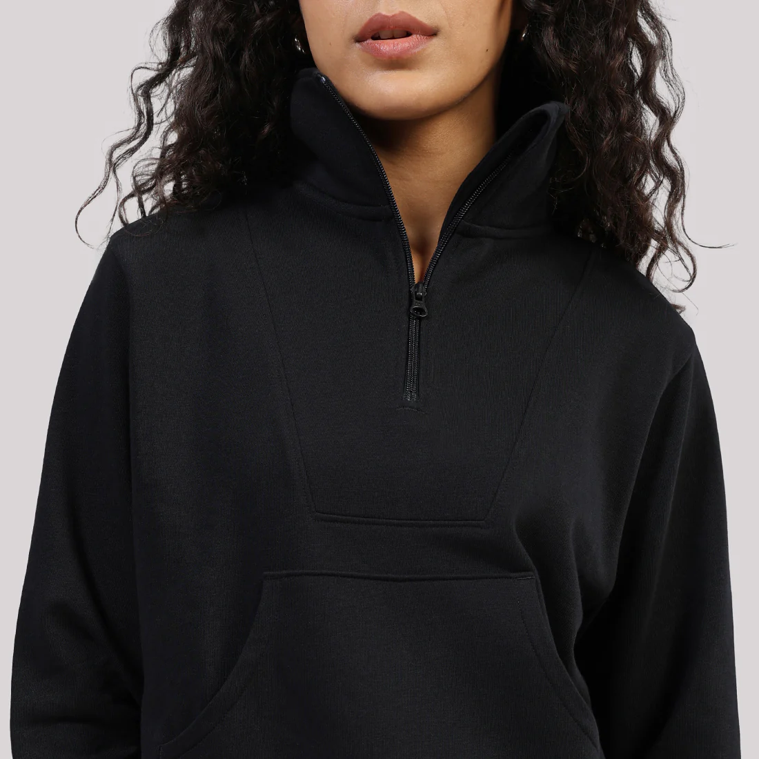 BlissTerry™ Cotton Pullover with Zipper - Image 14