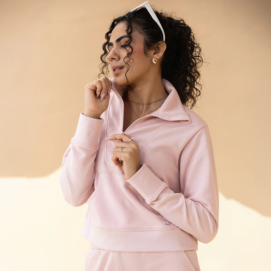 BlissTerry™ Cotton Pullover with Zipper - Image 140