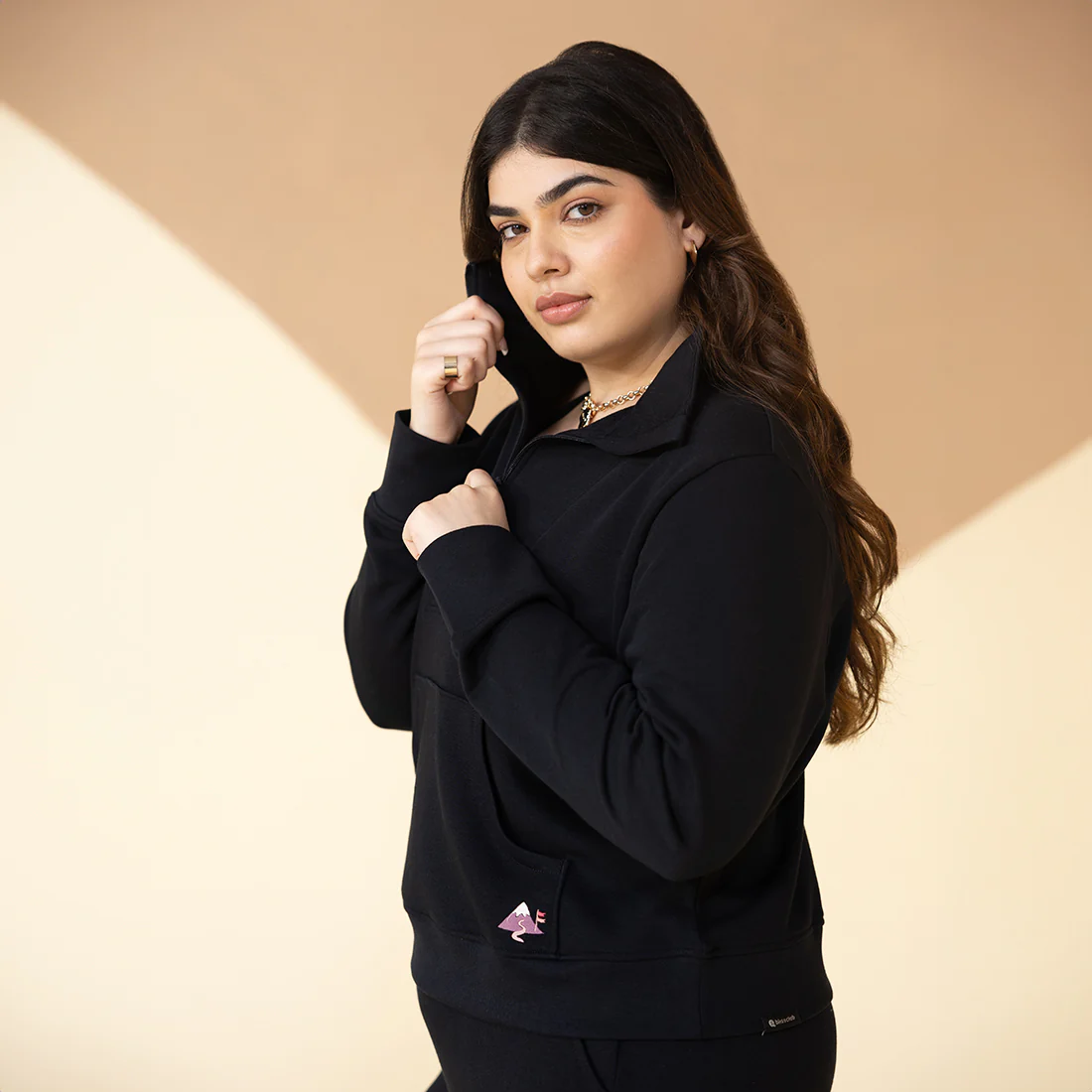 BlissTerry™ Cotton Pullover with Zipper - Image 141