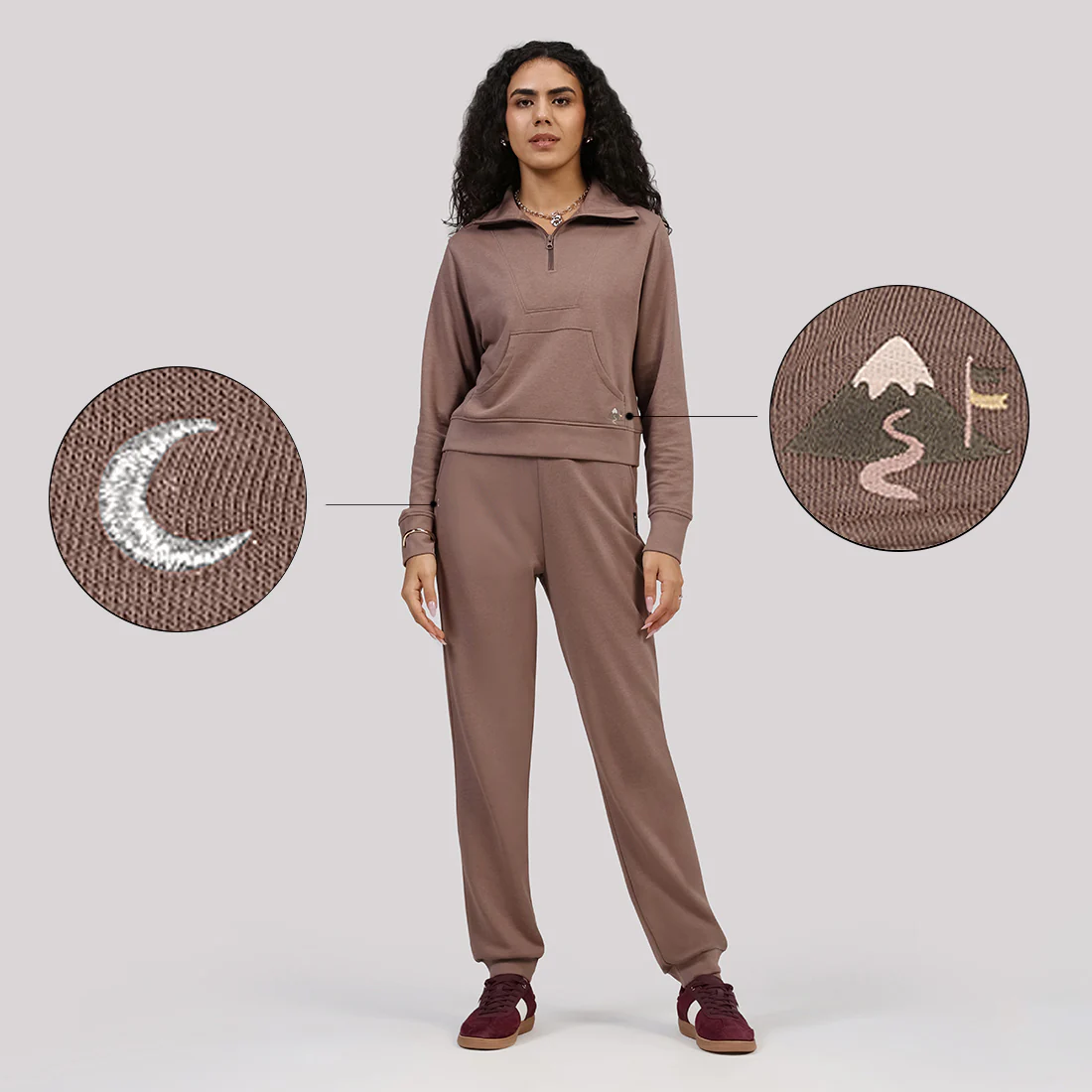 BlissTerry™ Cotton Pullover with Zipper - Image 148