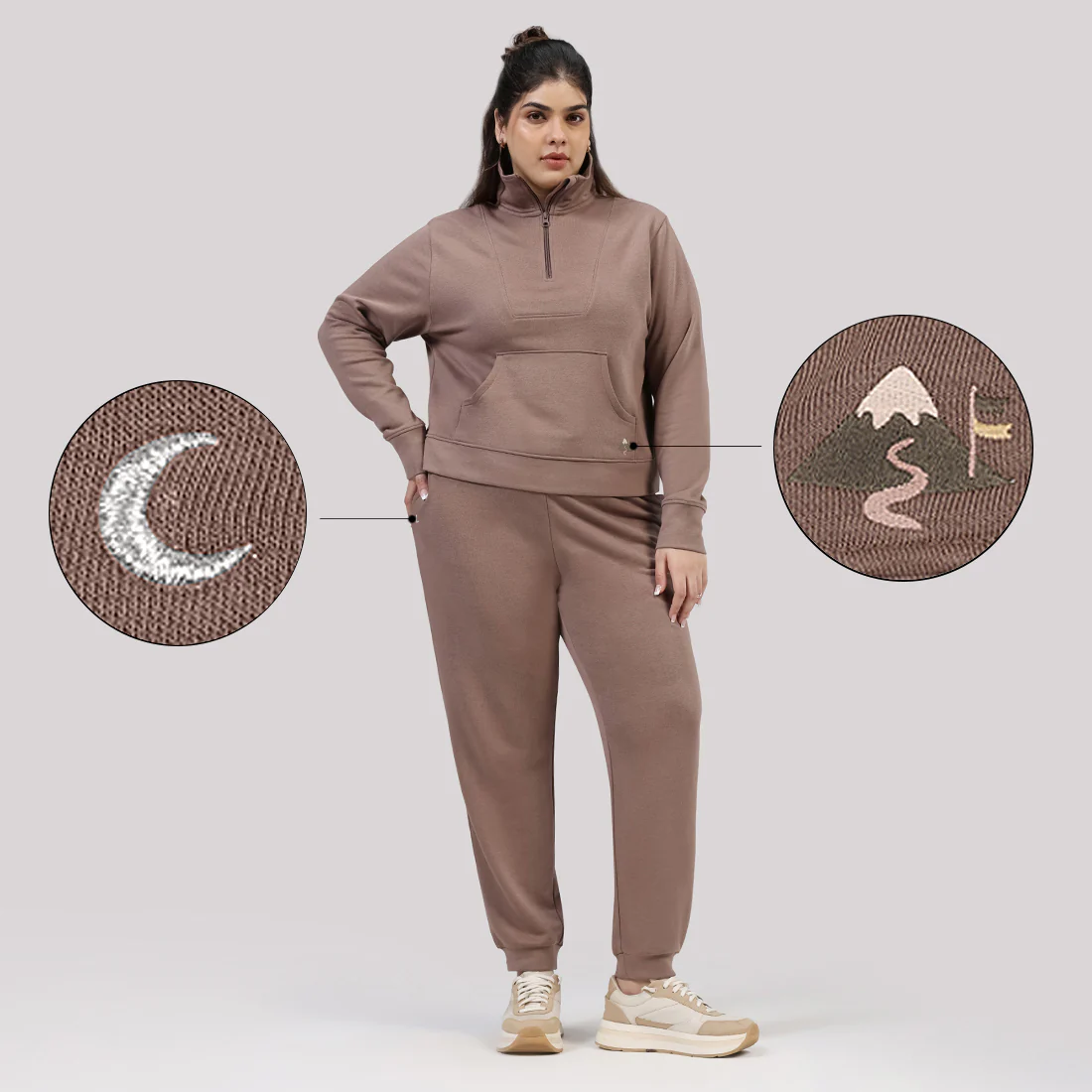 BlissTerry™ Cotton Pullover with Zipper - Image 150