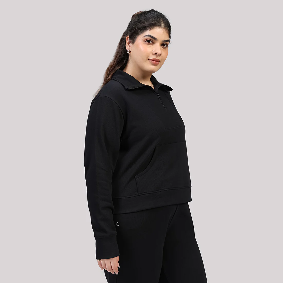 BlissTerry™ Cotton Pullover with Zipper - Image 17