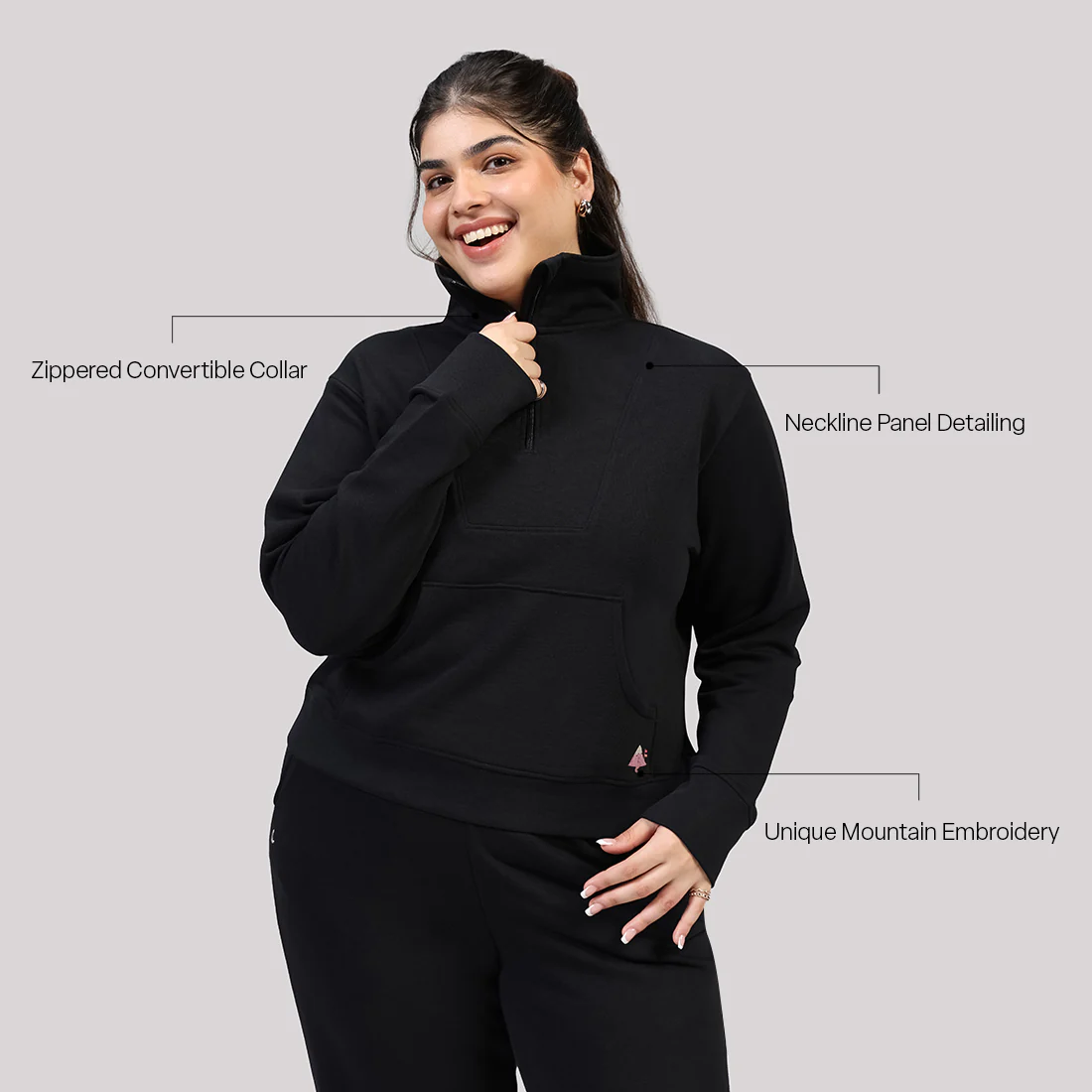 BlissTerry™ Cotton Pullover with Zipper - Image 22
