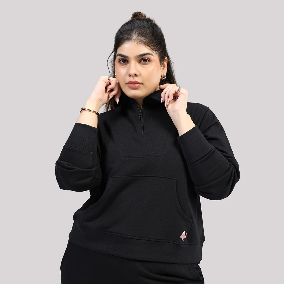 BlissTerry™ Cotton Pullover with Zipper - Image 25