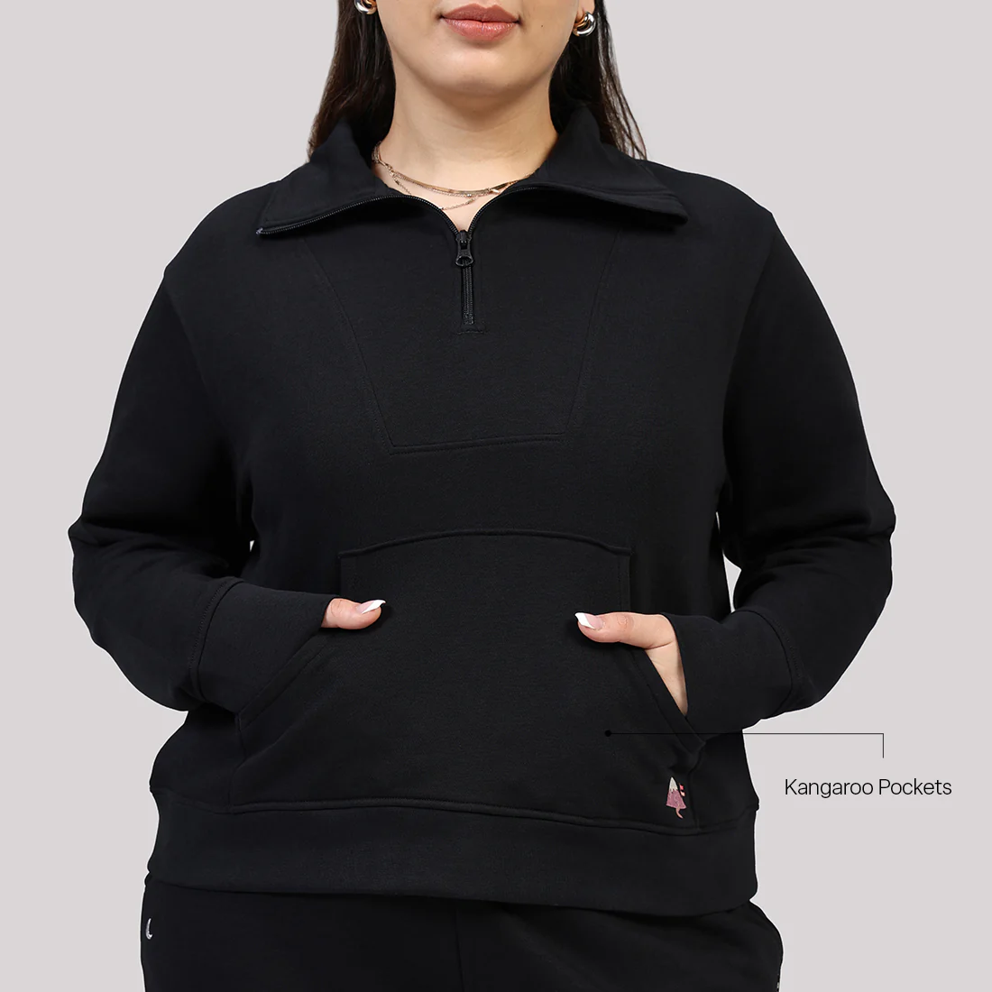 BlissTerry™ Cotton Pullover with Zipper - Image 26
