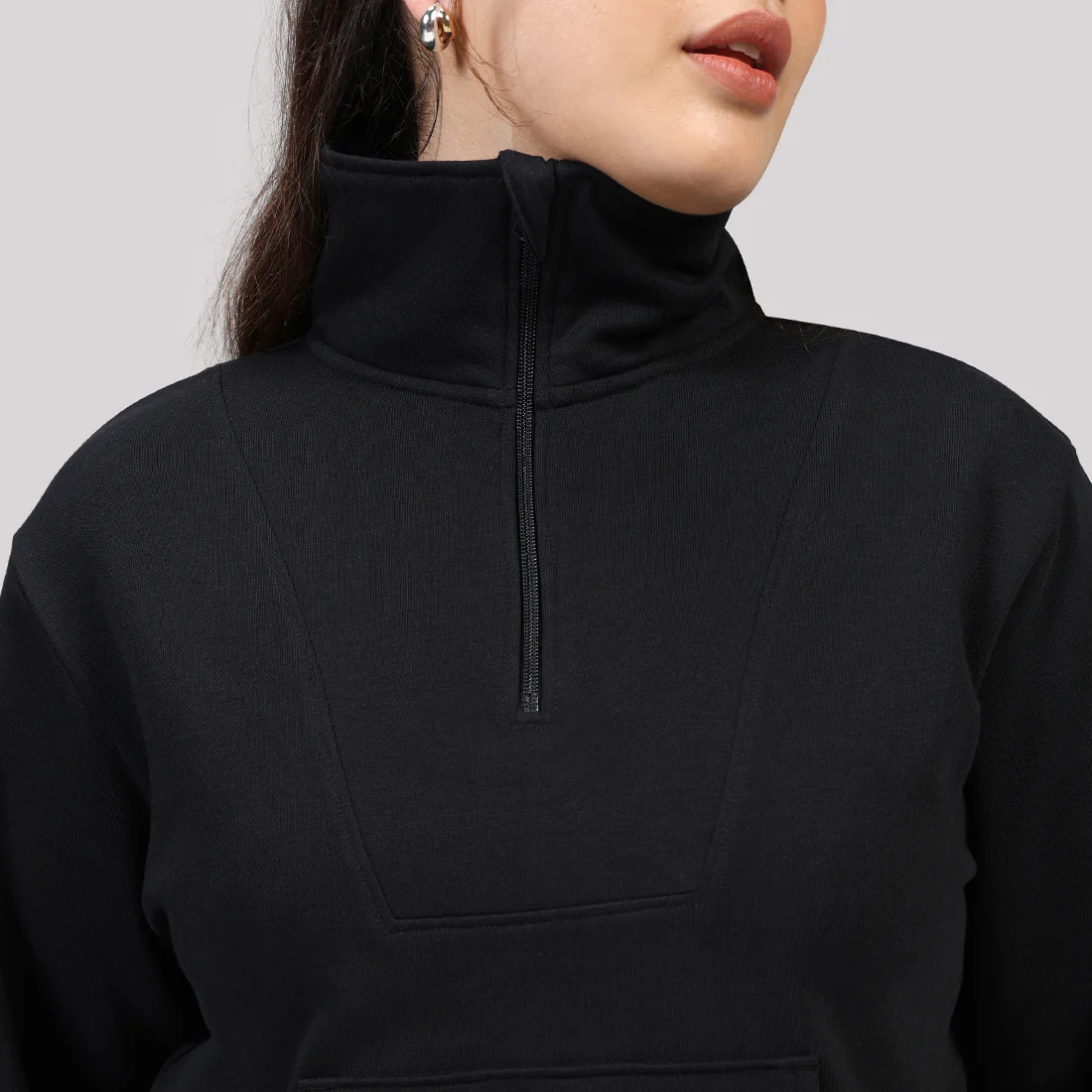 BlissTerry™ Cotton Pullover with Zipper - Image 32