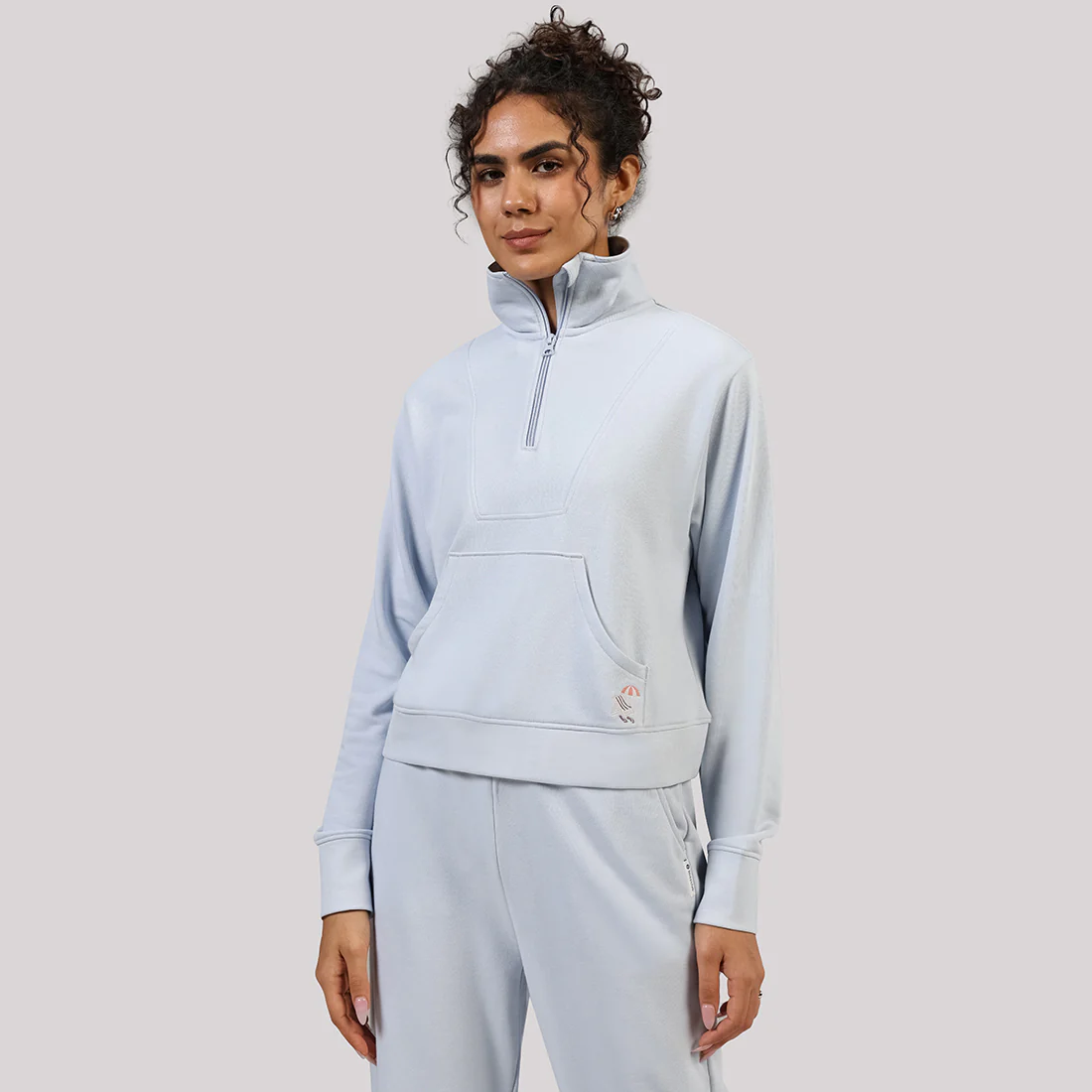 BlissTerry™ Cotton Pullover with Zipper - Image 42