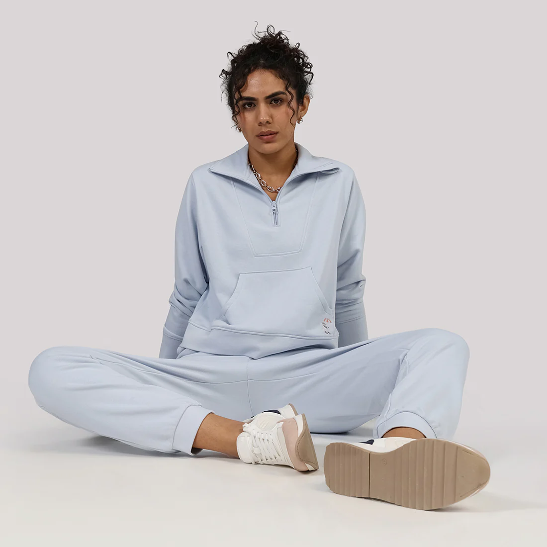 BlissTerry™ Cotton Pullover with Zipper - Image 44