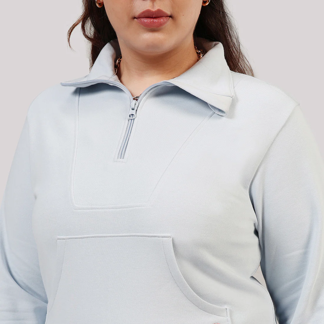 BlissTerry™ Cotton Pullover with Zipper - Image 61