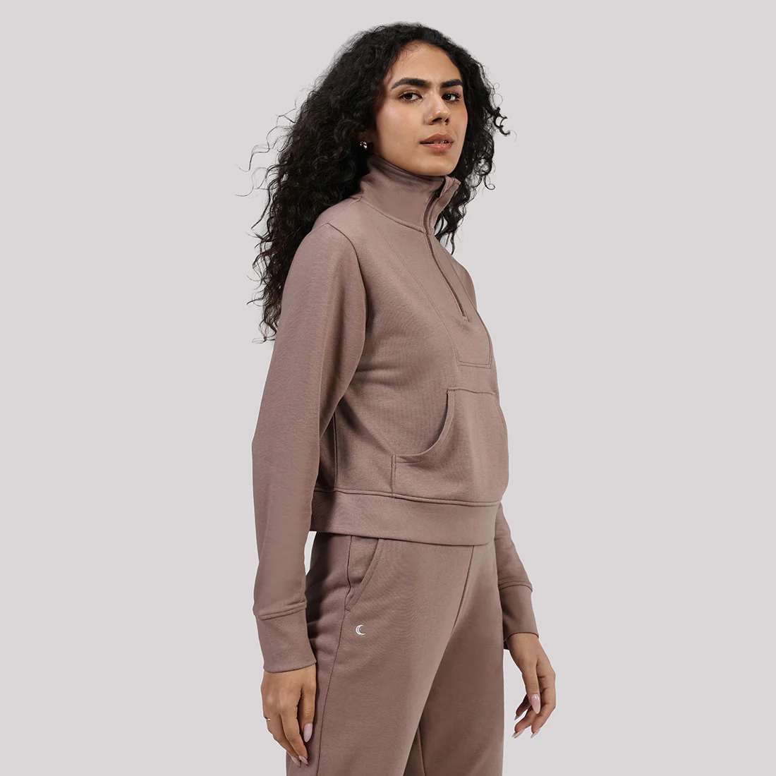 BlissTerry™ Cotton Pullover with Zipper - Image 70