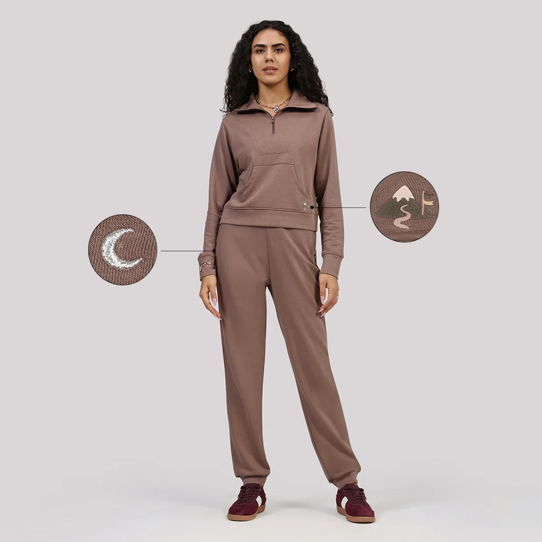 BlissTerry™ Cotton Pullover with Zipper - Image 71
