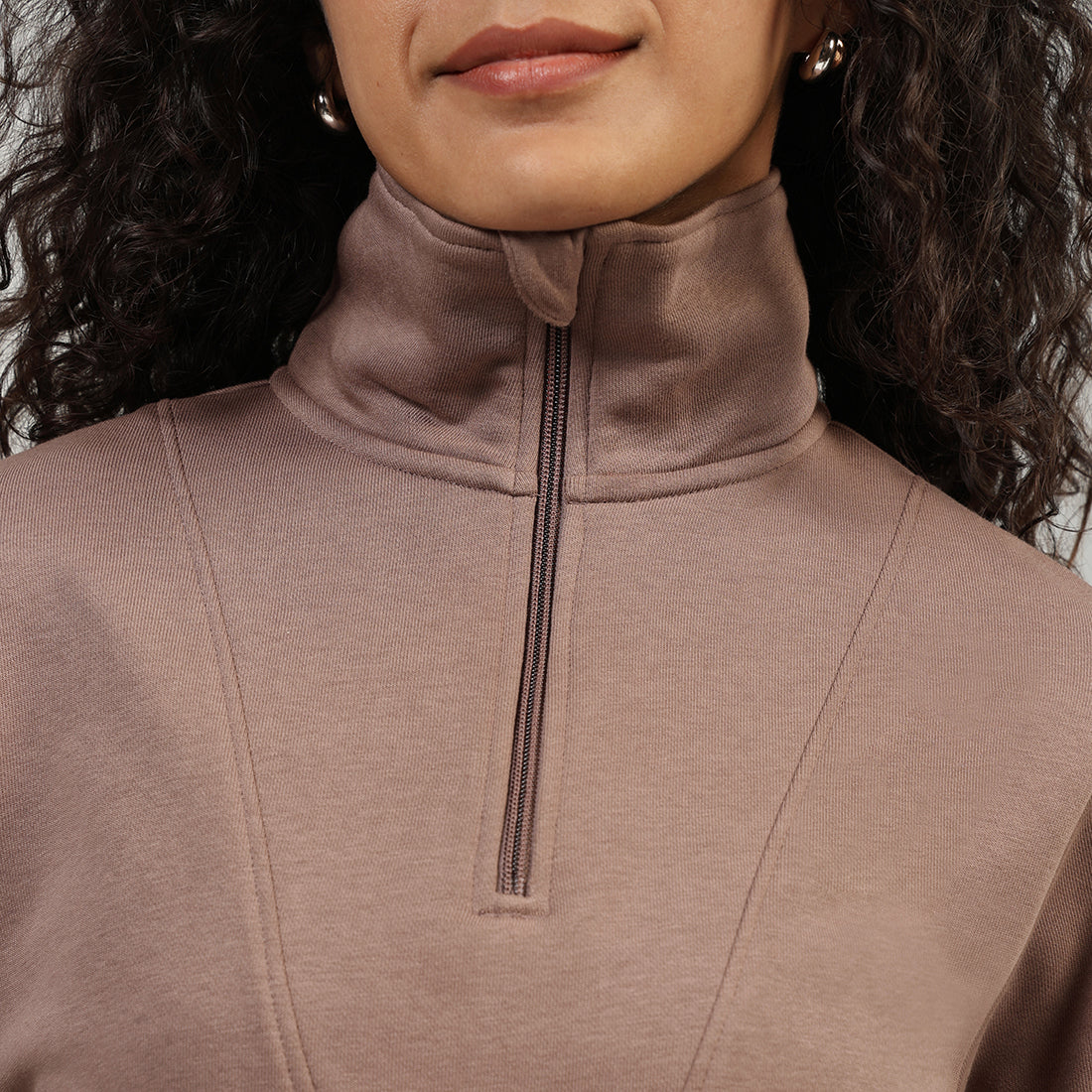 BlissTerry™ Cotton Pullover with Zipper - Image 83