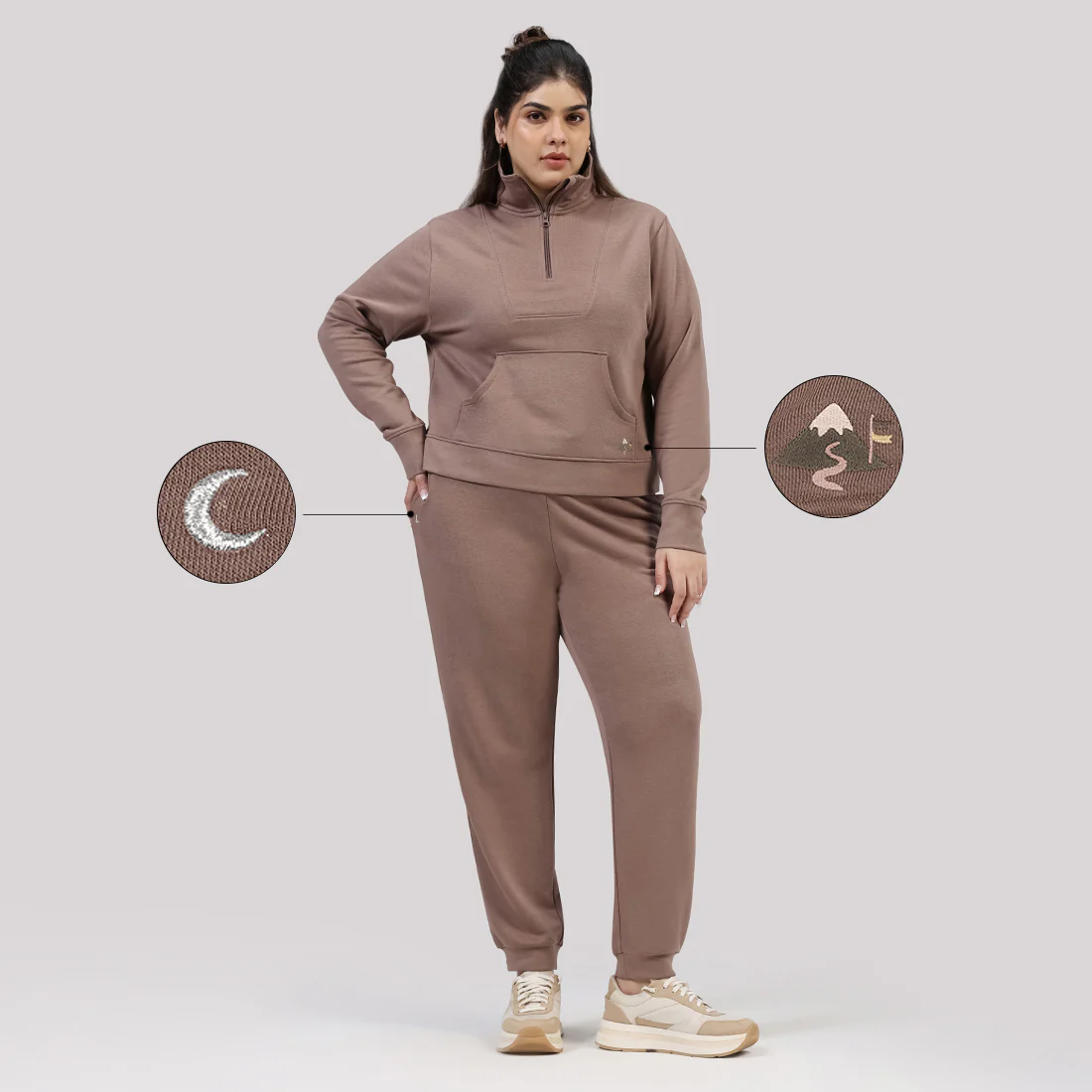 BlissTerry™ Cotton Pullover with Zipper - Image 87