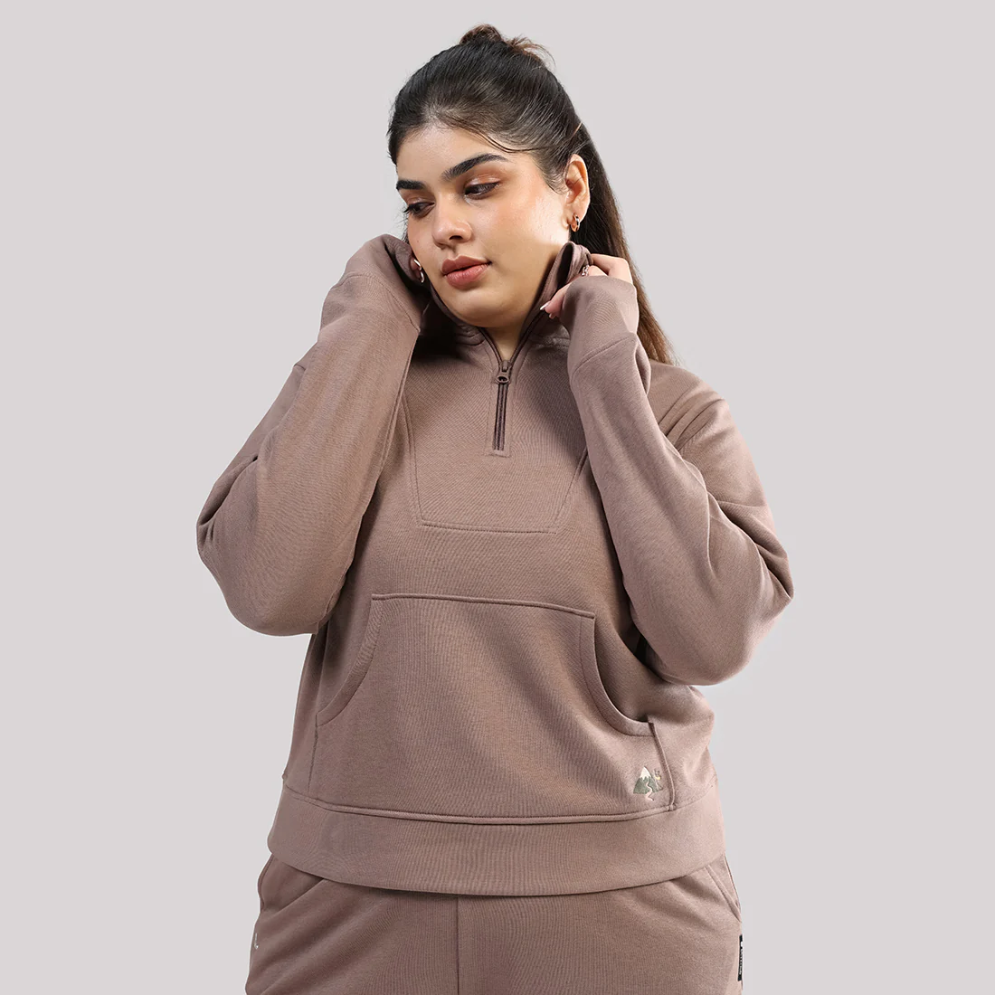 BlissTerry™ Cotton Pullover with Zipper - Image 91