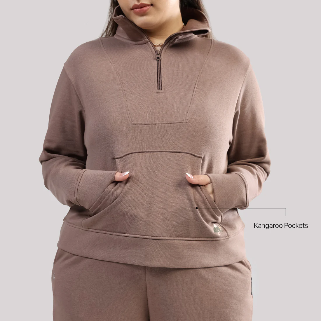 BlissTerry™ Cotton Pullover with Zipper - Image 94